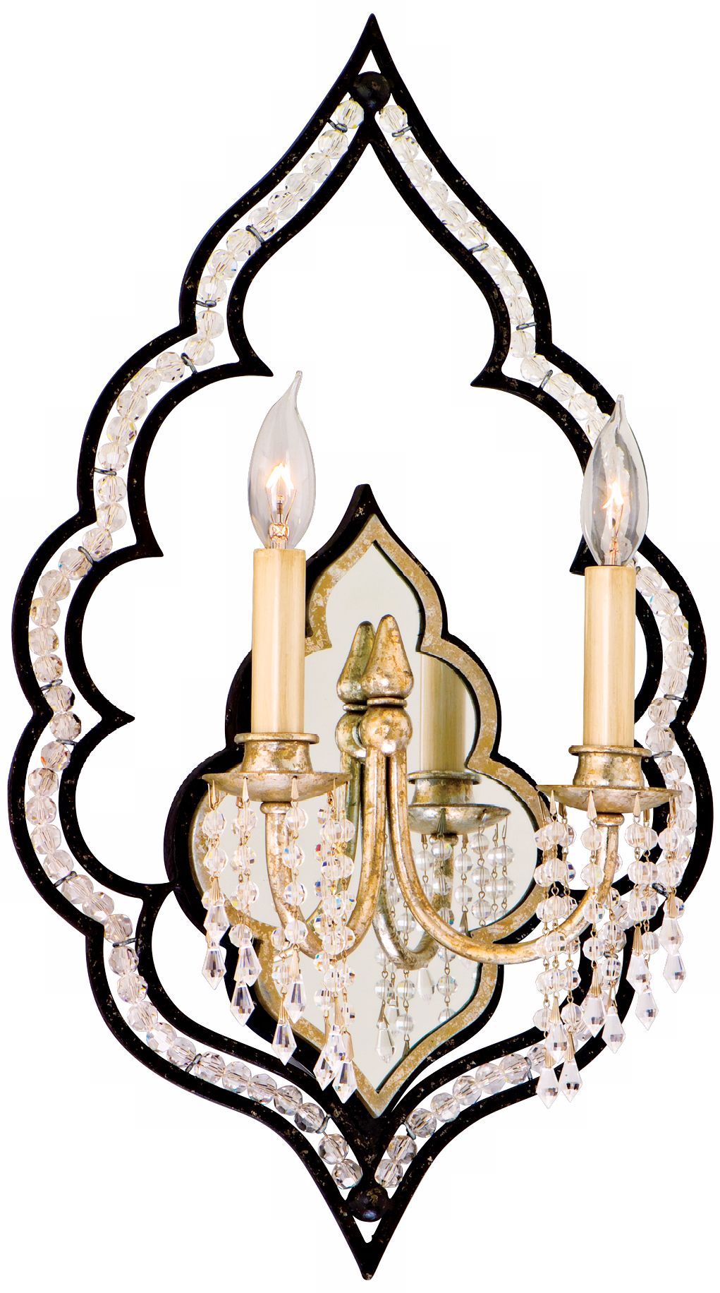 Bijoux Crystal 23" High Wall Sconce