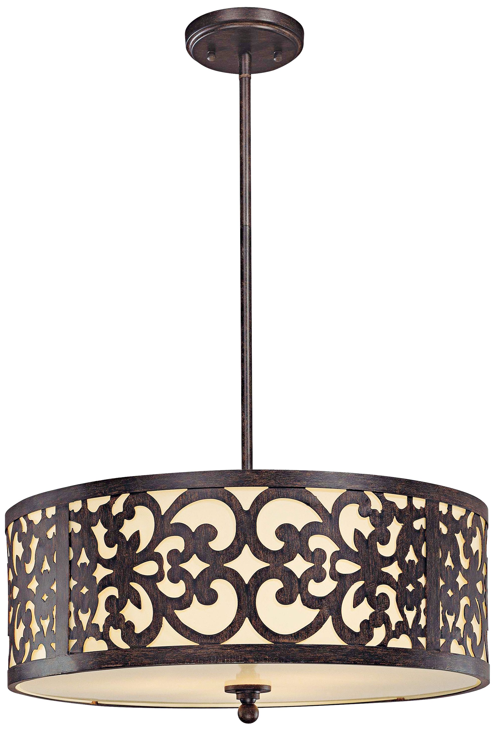 Nanti Collection Iron Oxide 20" Wide Pendant Chandelier