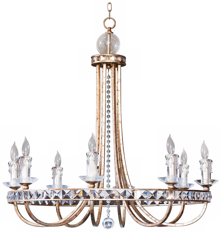 Candice Olson Aristocrat 8-Light Large Candle Chandelier