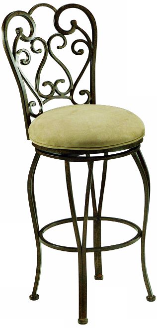 Pastel Magnolia Swivel 26" High Counter Stool