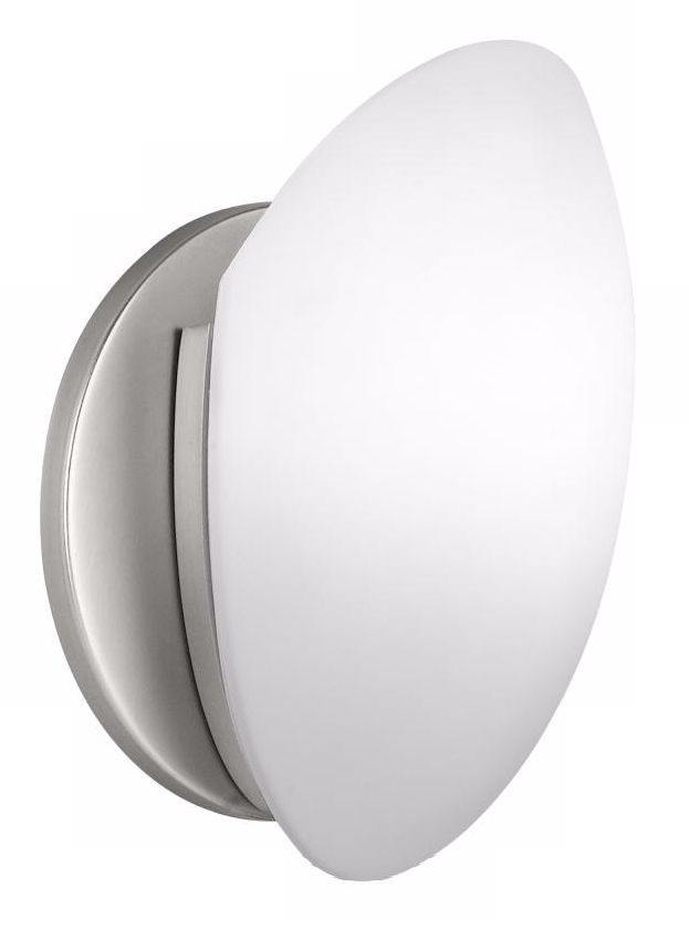 Energy Efficient Nickel Alabaster 6" High Wall Sconce