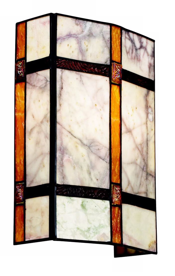 Kichler Bronze Tiffany Style 12" High Wall Sconce