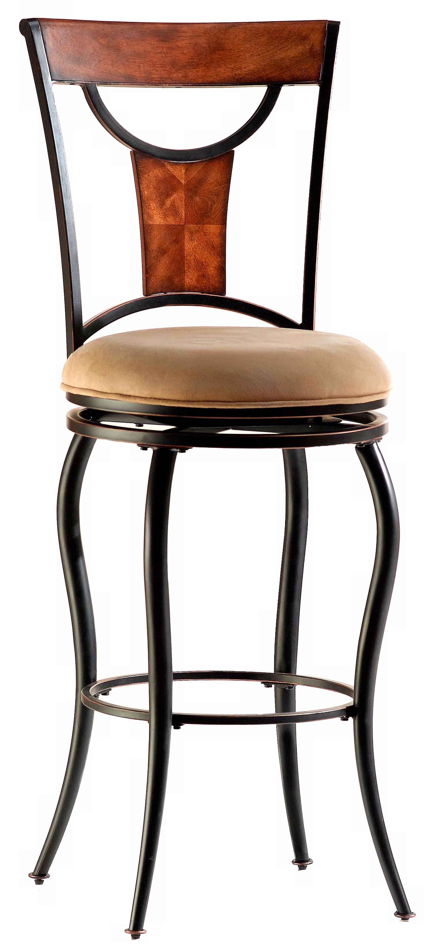 Hillsdale Pacifico Swivel 30" High Bar Stool