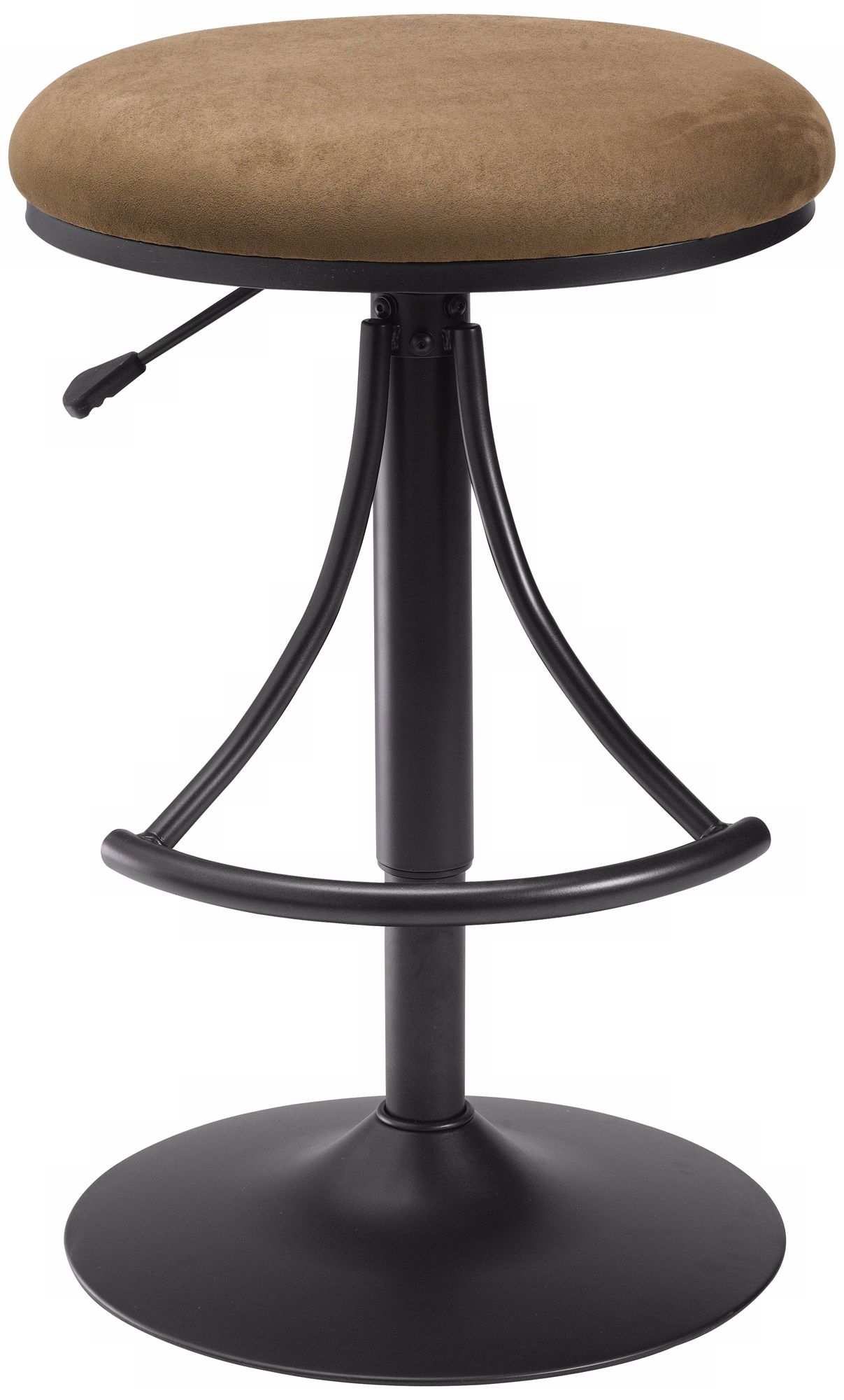 Hillsdale Venus Brown Swivel Adjustable Bar or Counter Stool