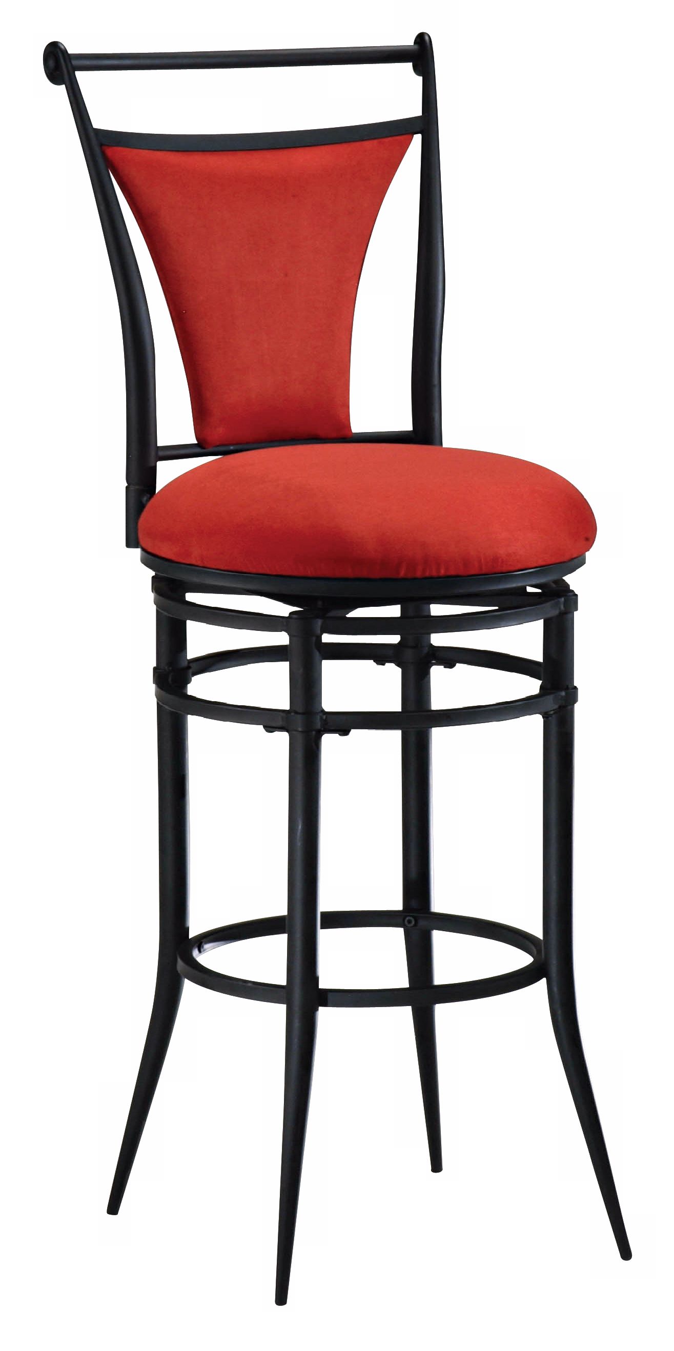 Hillsdale Cierra Flame Swivel 26" High Counter Stool