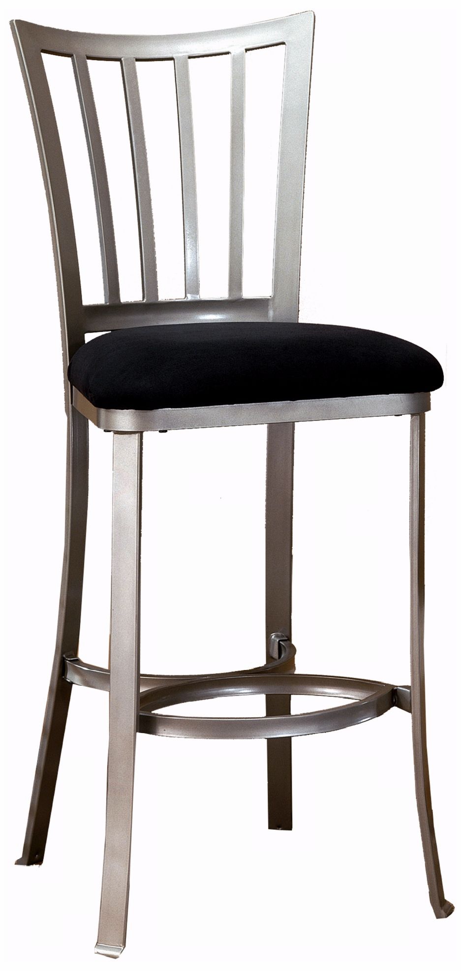 Hillsdale Delray Pewter 30" High Modern Bar Stool
