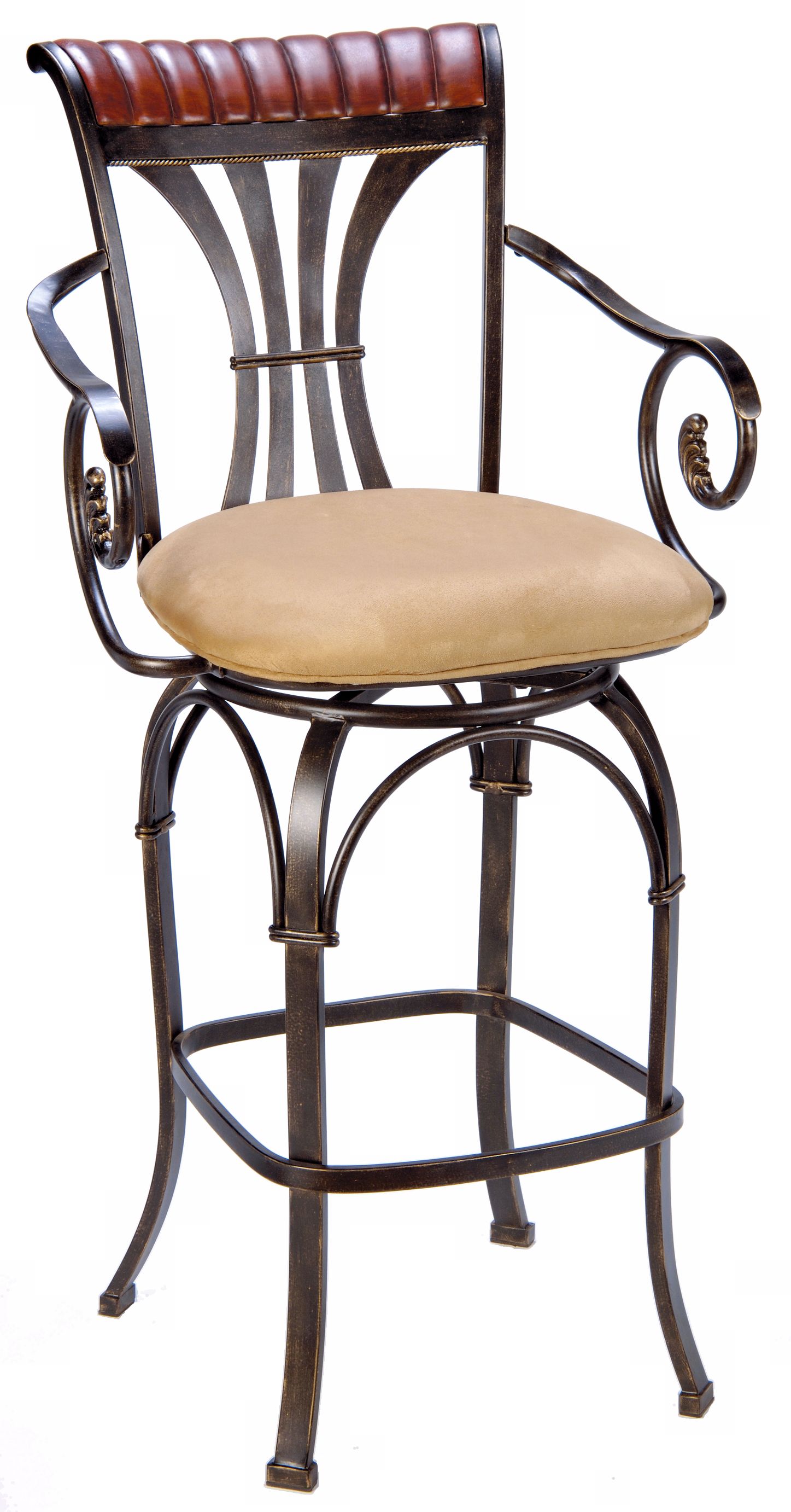 Hillsdale Fairfield Swivel 26" High Counter Stool
