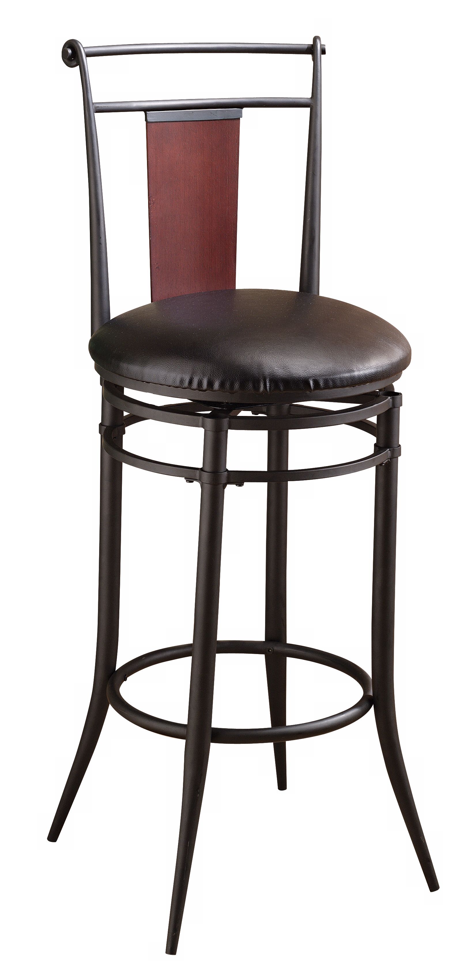 Hillsdale Mid Town Swivel 30" High Bar Stool