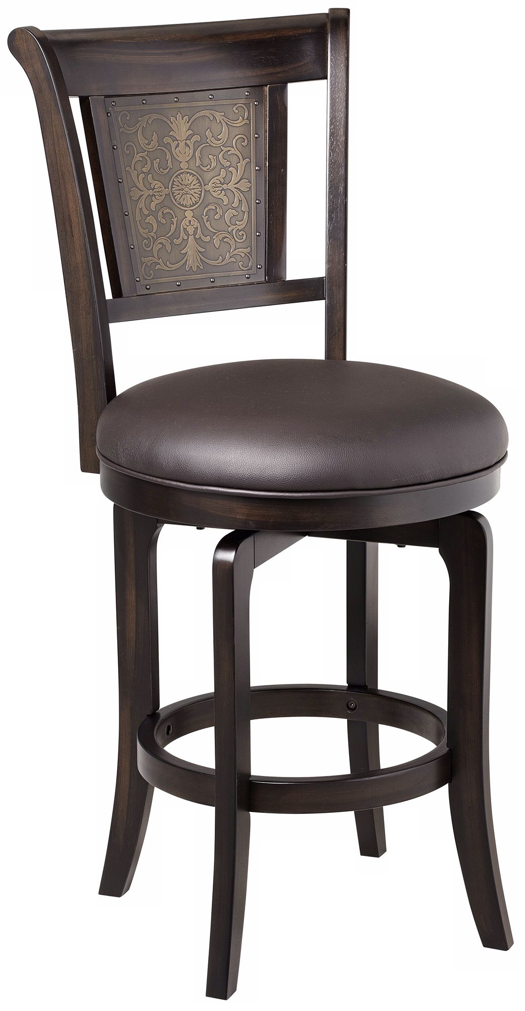 Hillsdale Camille Swivel 26 1/2" High Counter Stool