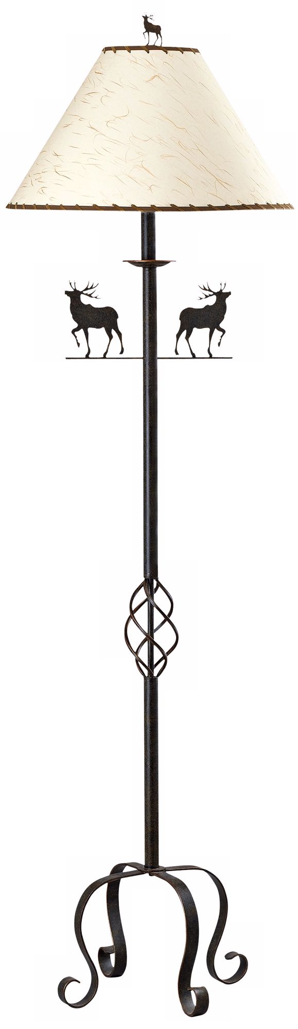 Iron Deer 63 1/2" High Floor Lamp