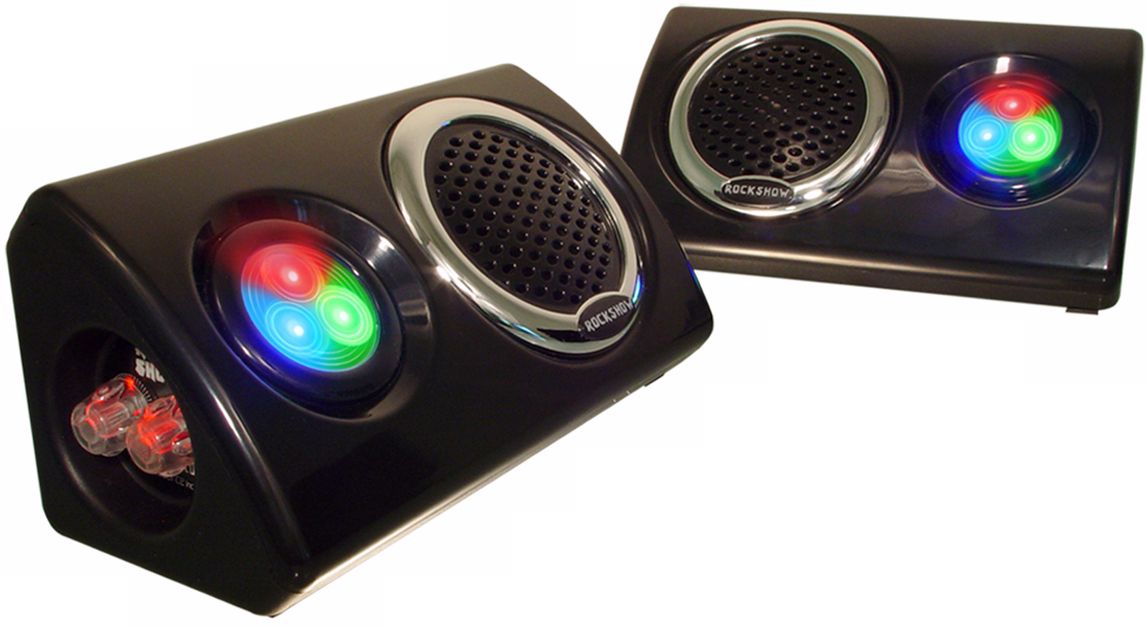 Rock Show Club LED Light Set of Two Stage Mini Monitors