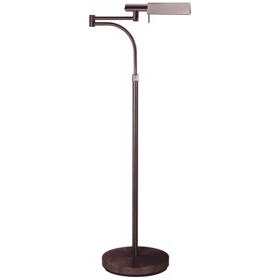 Sonneman E Tenda Rose Bronze Swing Arm Pharmacy Floor Lamp K9244