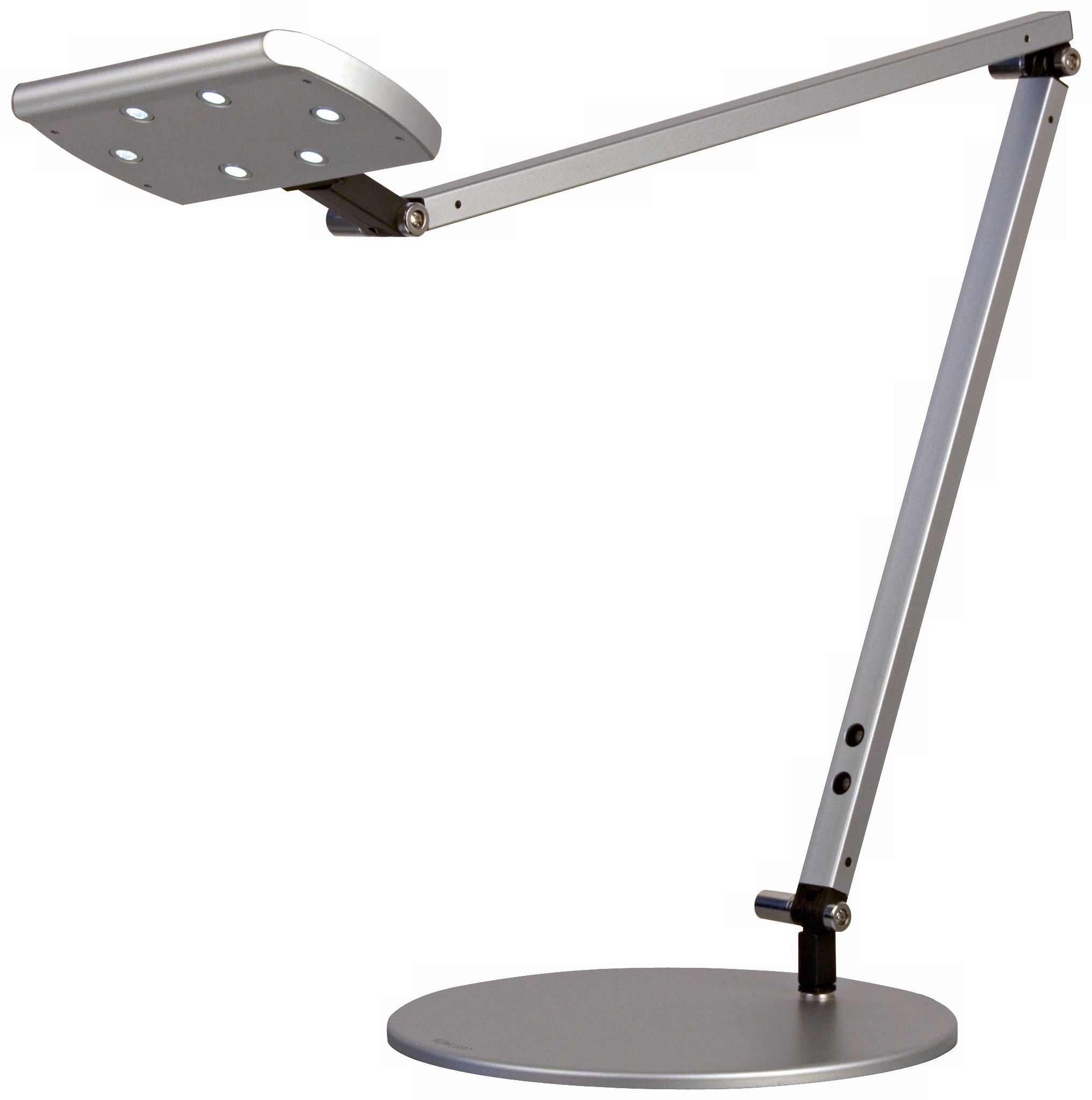 Gen 2 IceLight Silver Finish Warm White LED Desk Lamp