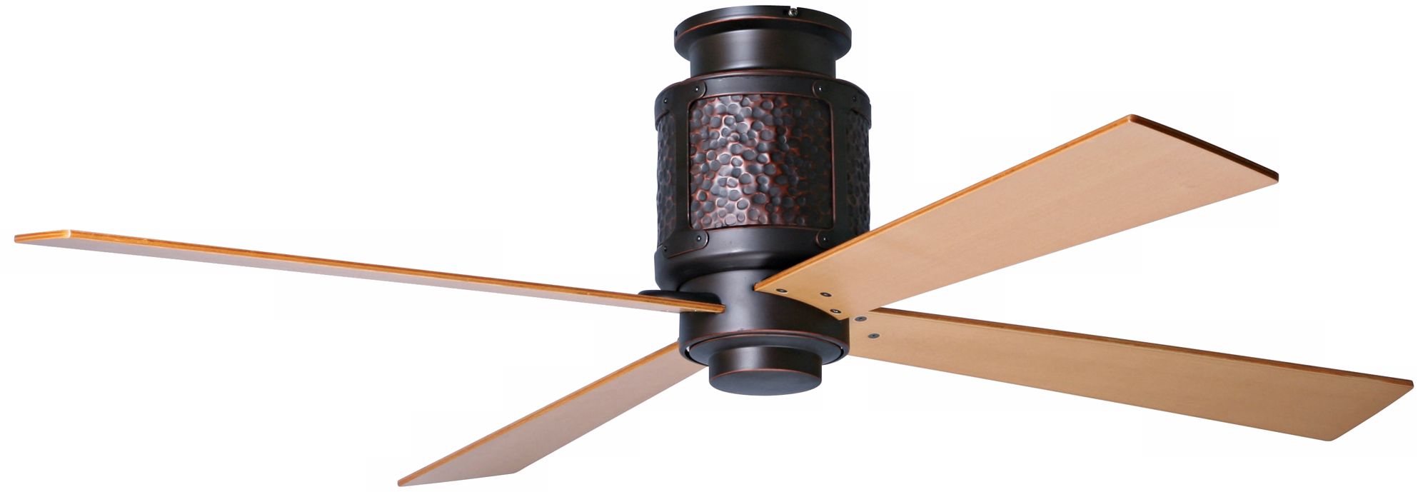 52" Bodega Rubbed Bronze Hugger Ceiling Fan