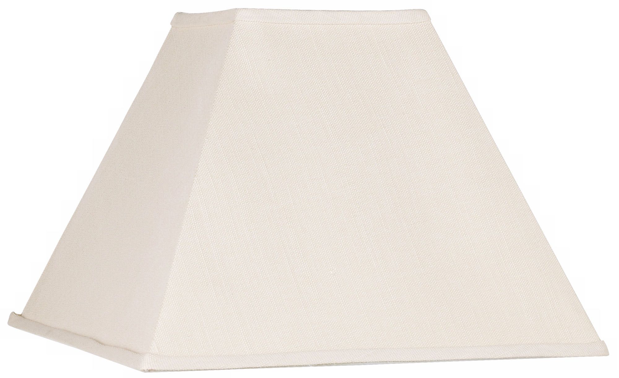Beige Linen Square Lamp Shade 7x17x12 (Spider)
