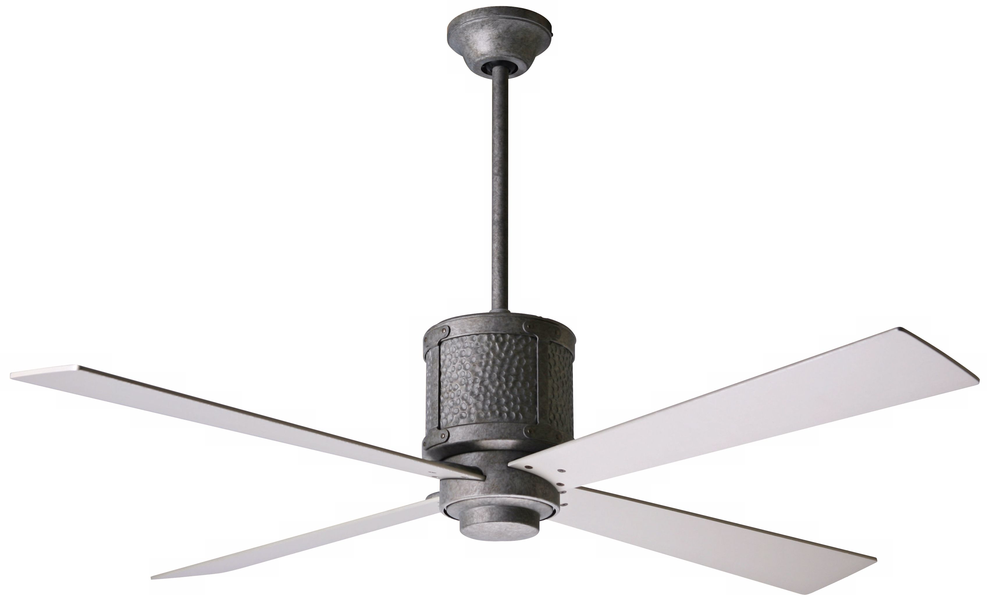 42" Bodega Hammered Steel Ceiling Fan