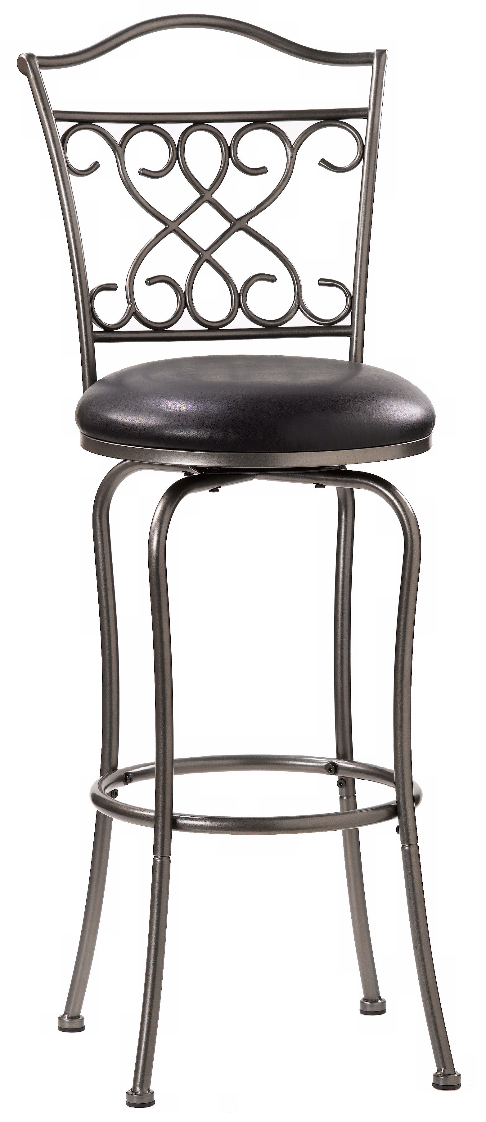Hillsdale Wayland Swivel 30" High Bar Stool