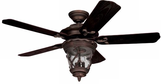 52" Hunter Meadow Midnight Copper Finish Ceiling Fan