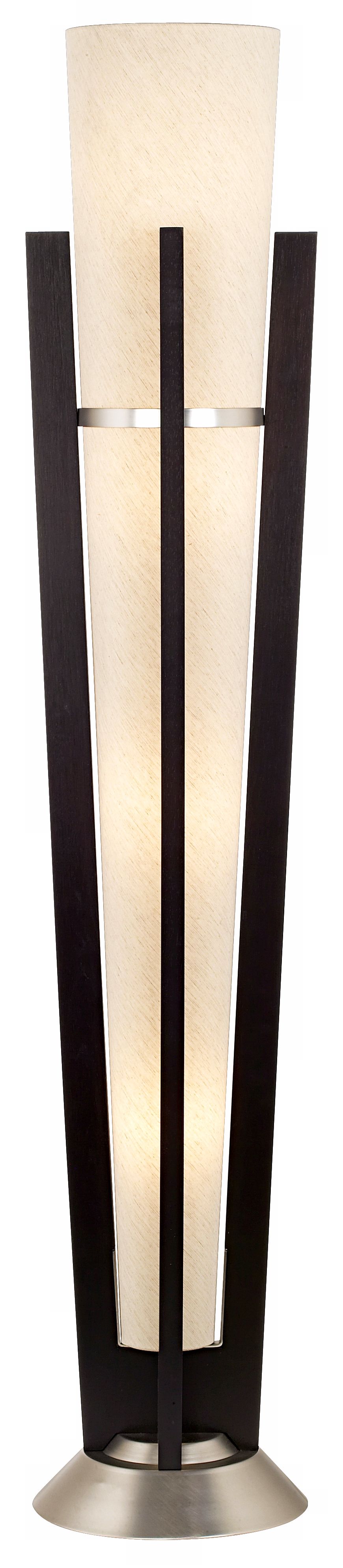 Kathy Ireland Espresso Deco Trophy Floor Lamp