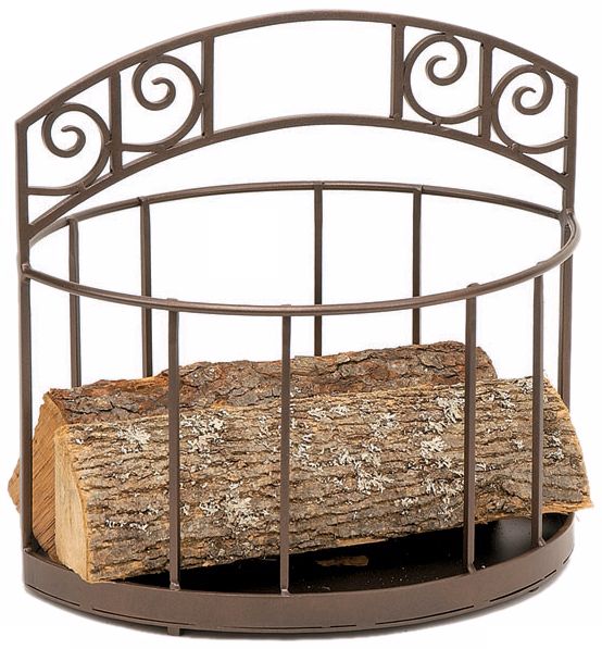 Roman Bronze Oval Log Basket
