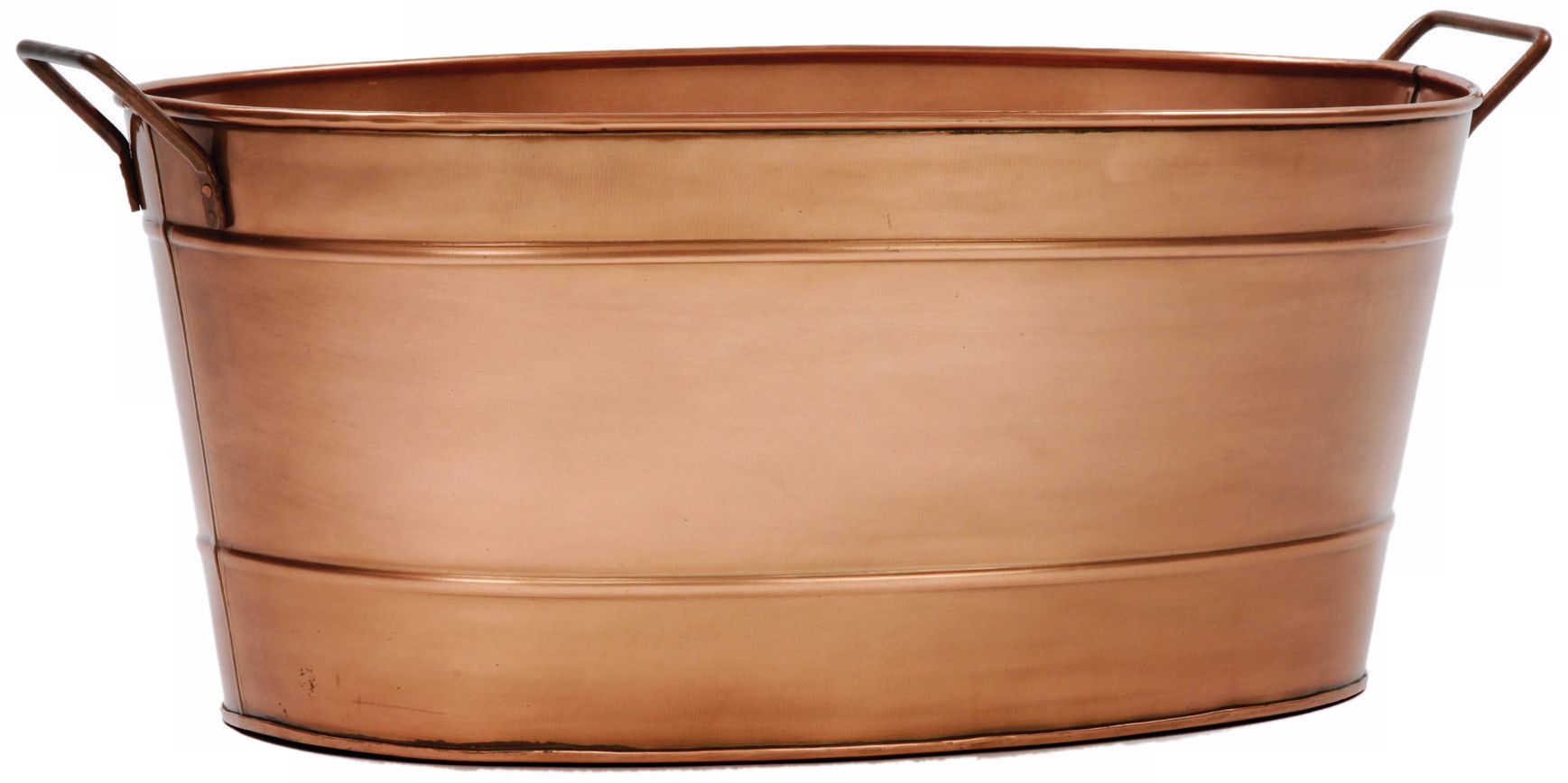 Copper Plated Oval Tub
