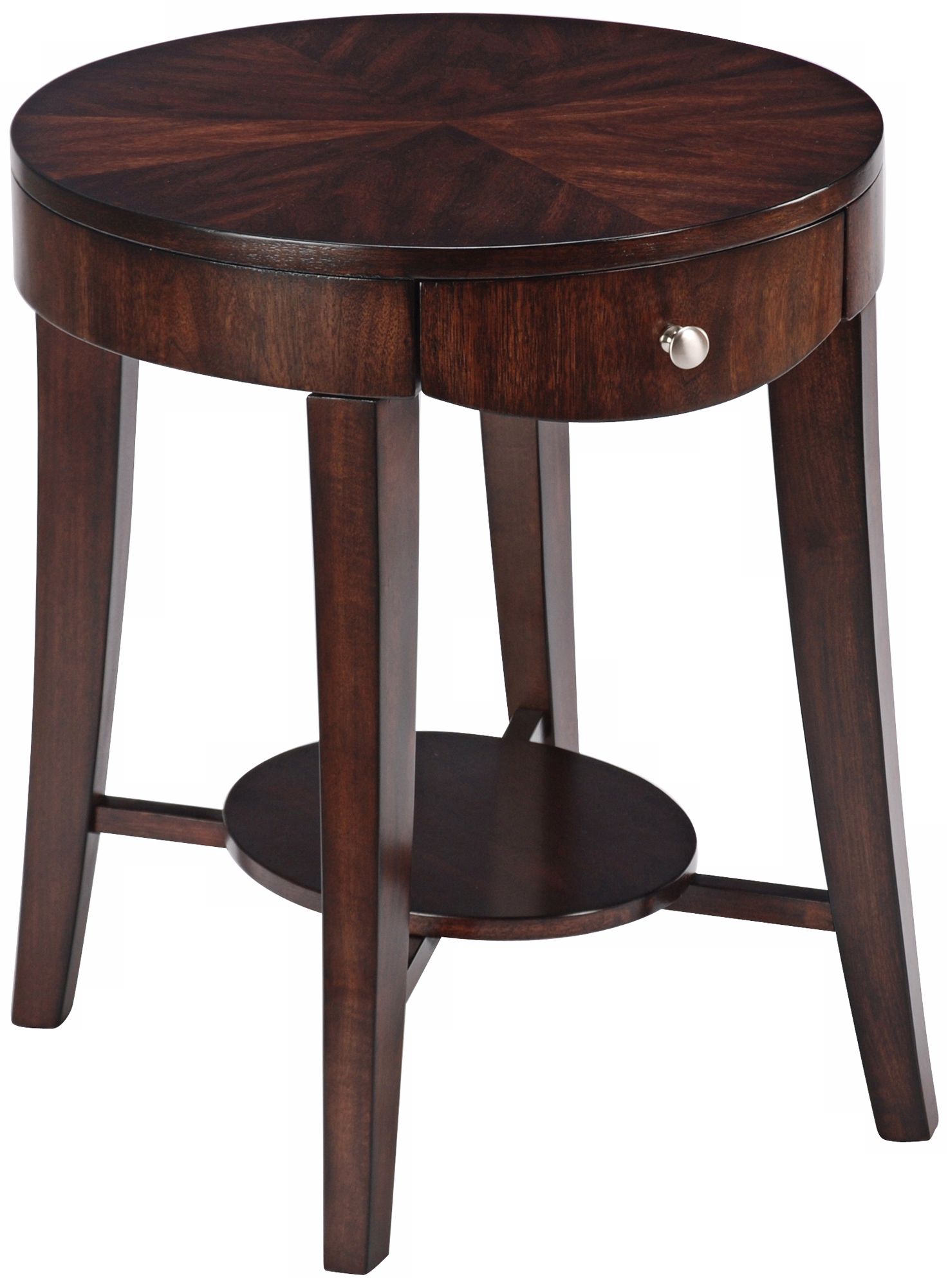 Magnussen Aster Hazelnut Finish Oval End Table