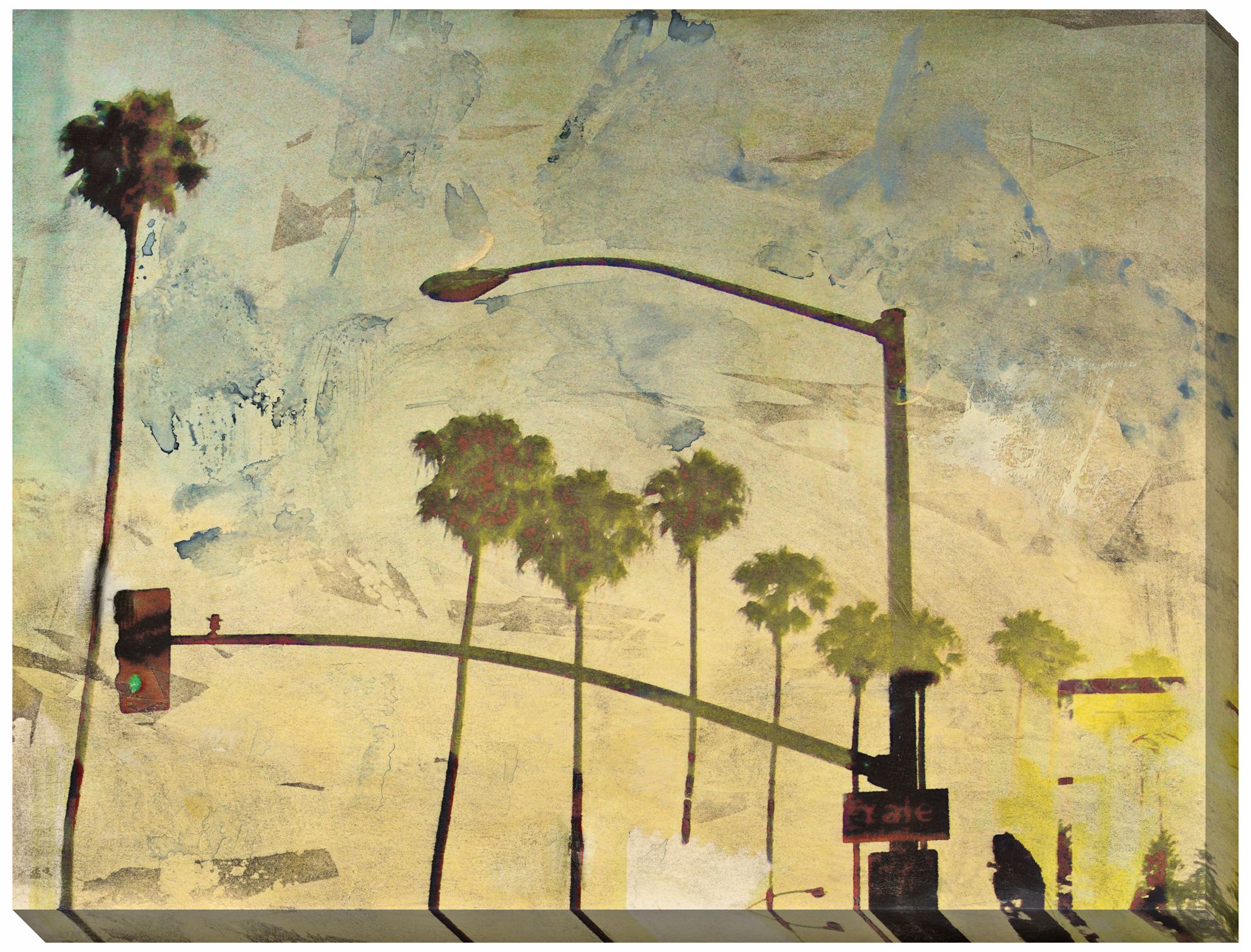 Riviera Drive IV Giclee Indoor/Outdoor 48" Wide Wall Art