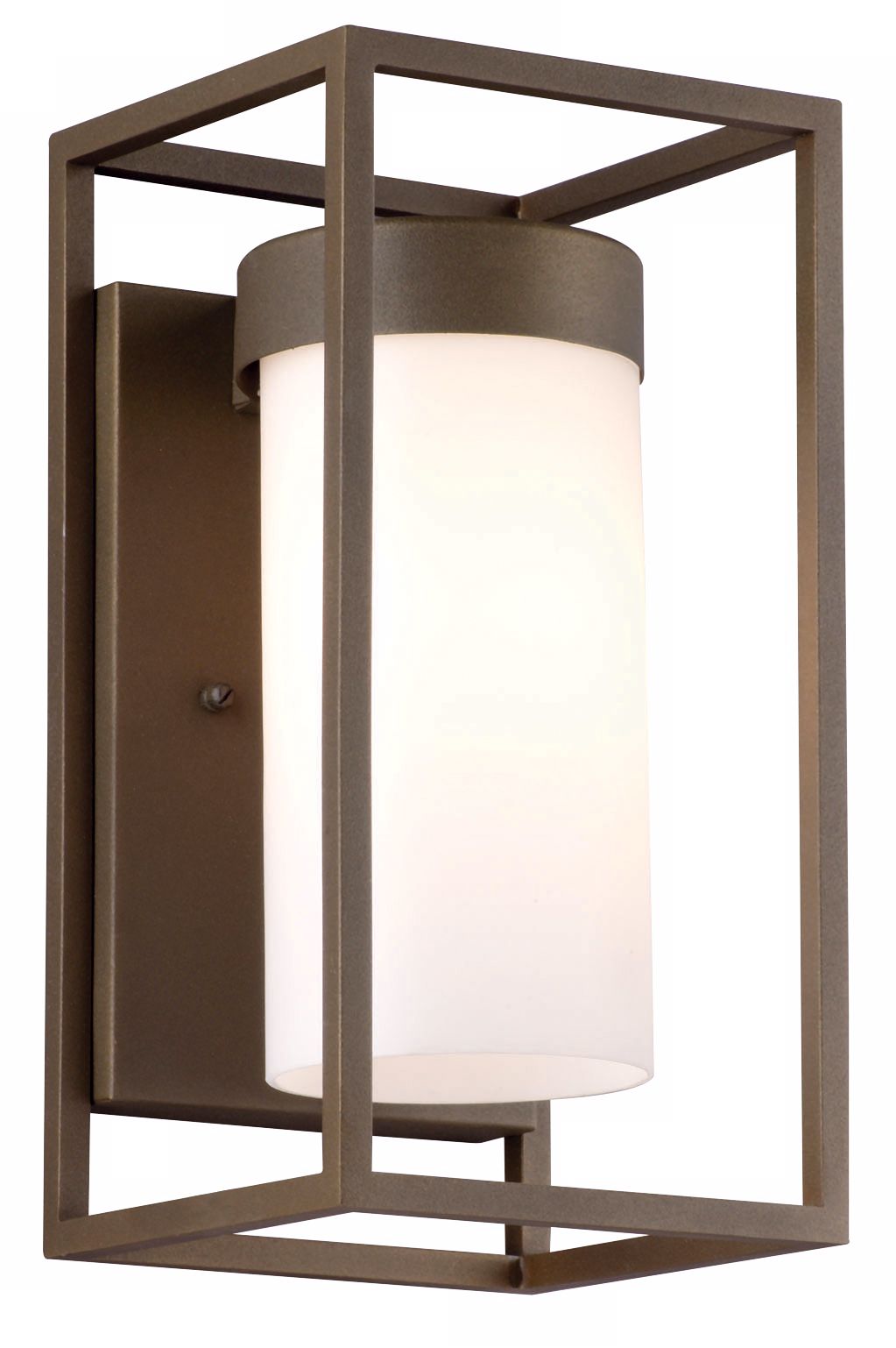 Cube Collection Bronze 12" High Outdoor Wall Light