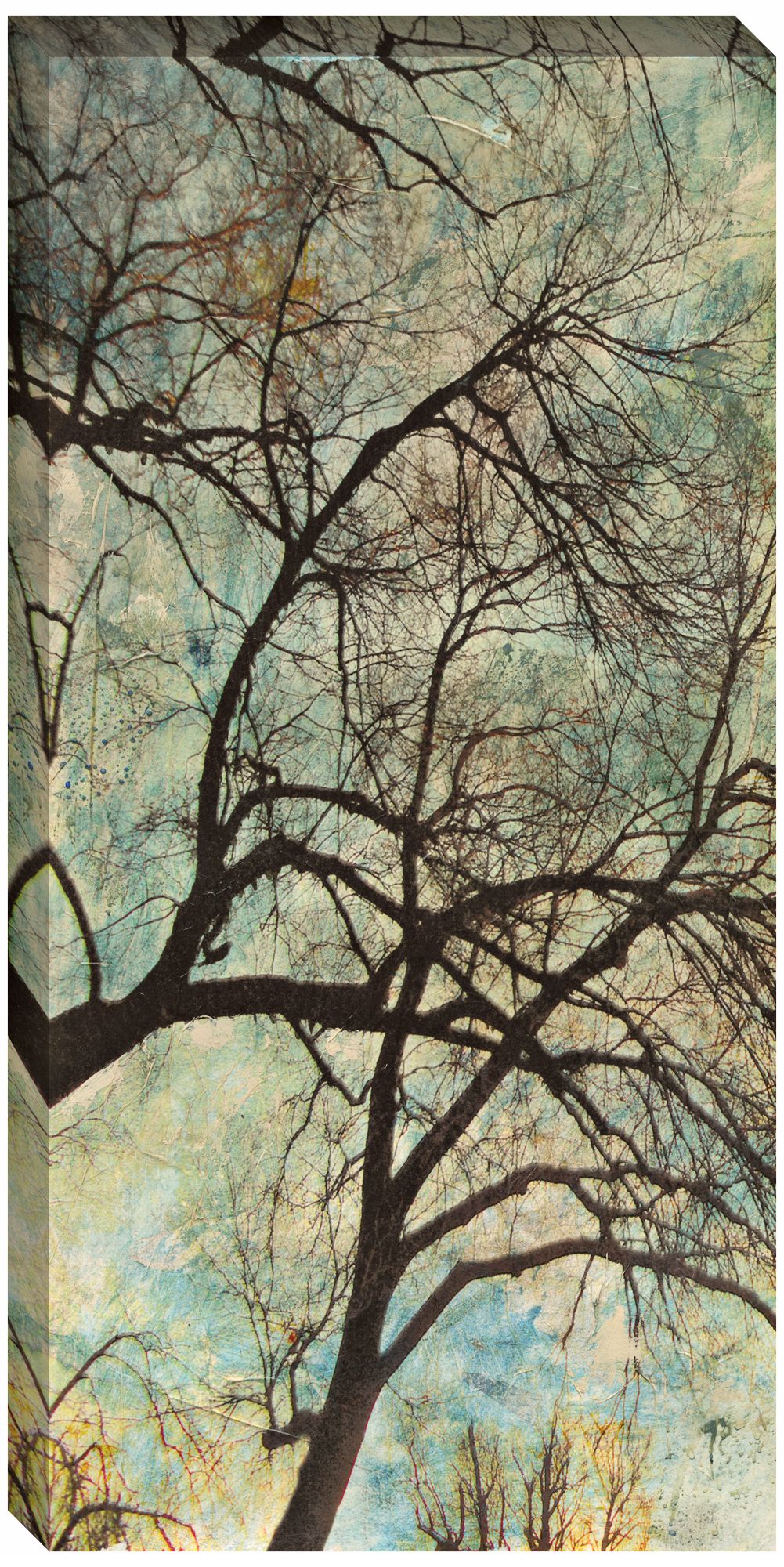 Abstract Trees VI Giclee Indoor/Outdoor 48" High Wall Art