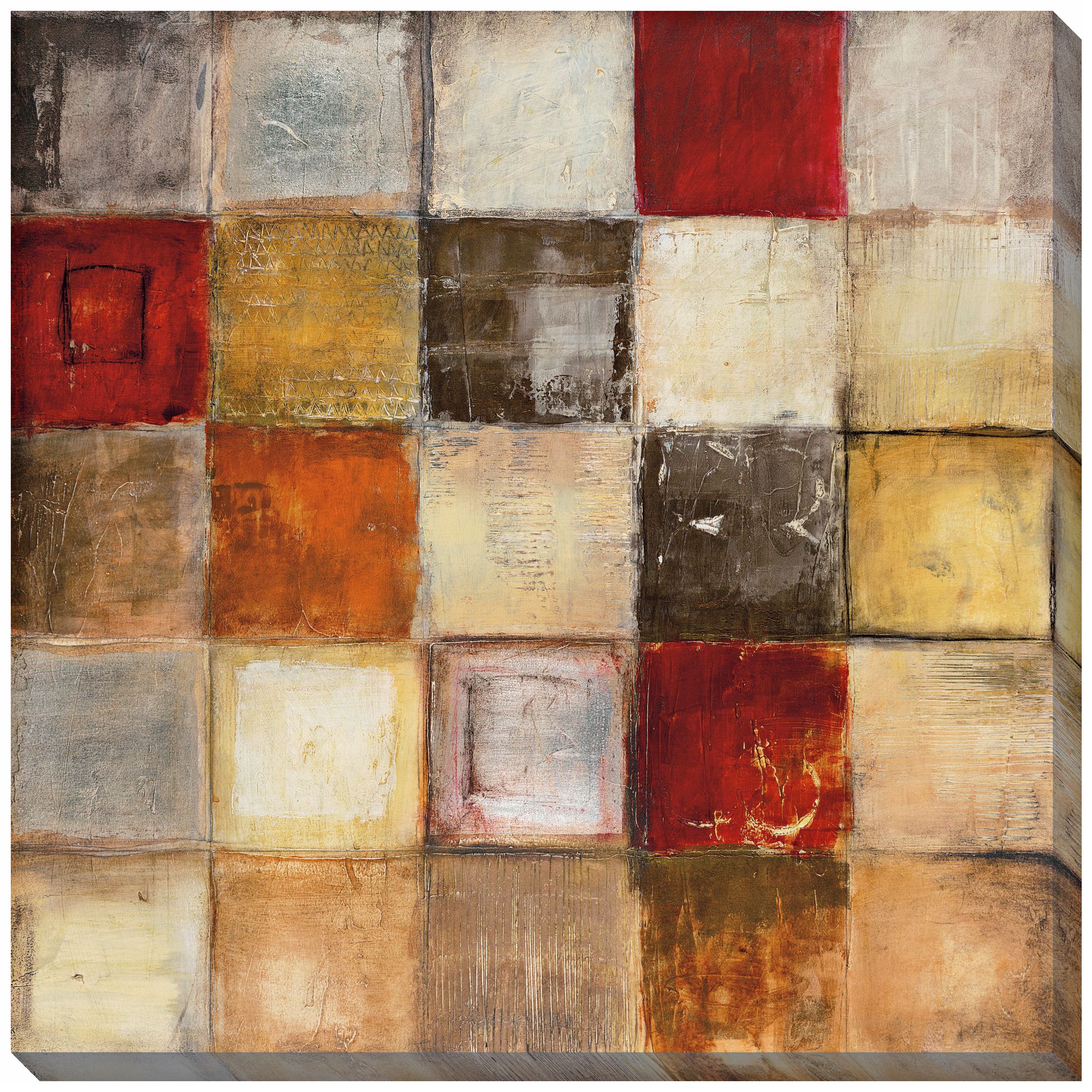 Shapes of Good Fortune II Indoor/Outdoor 40" Square Wall Art