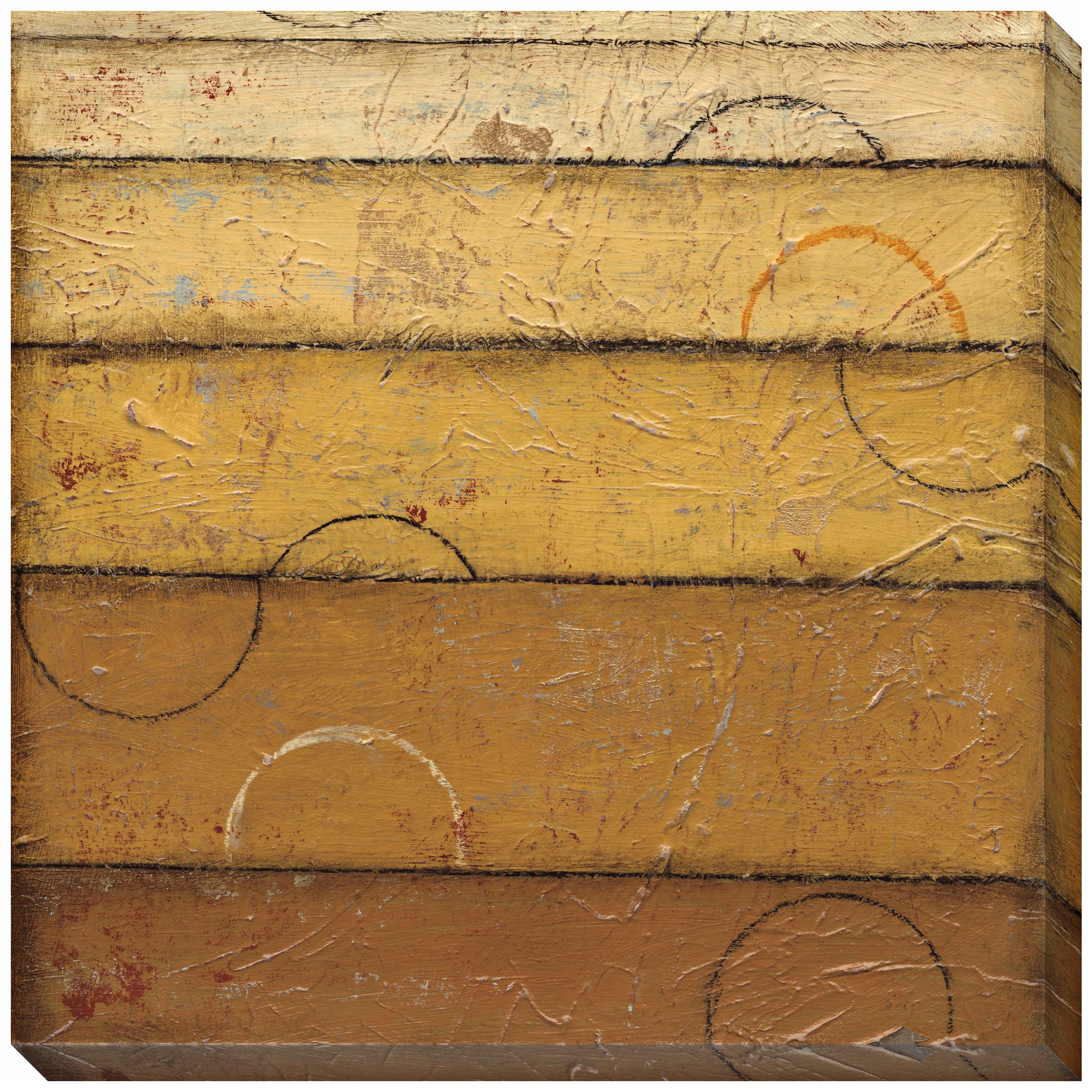 Golden Spectrum II Giclee Indoor/Outdoor 40" Square Wall Art