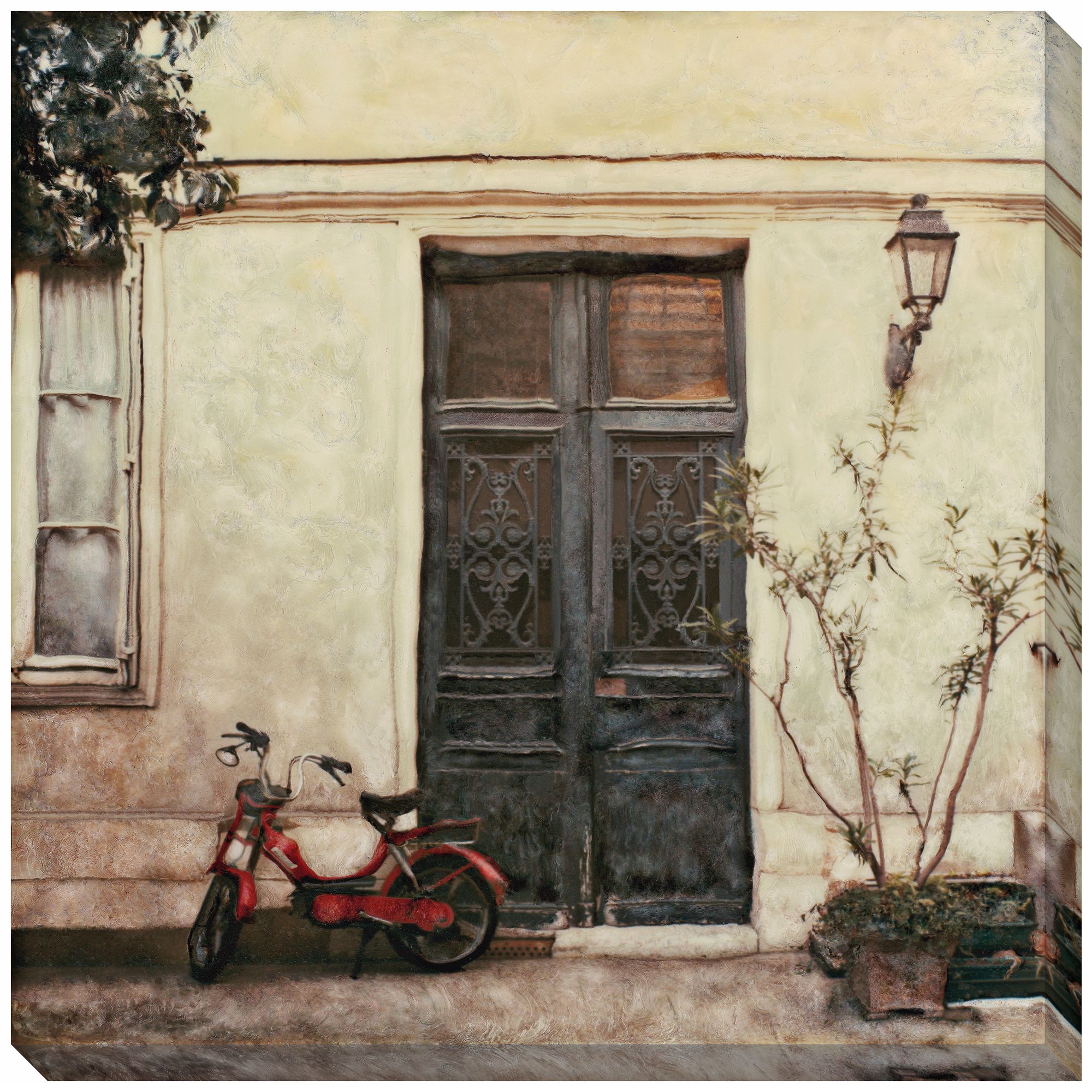 Le Visite Limited Edition Giclee 40" Square Wall Art