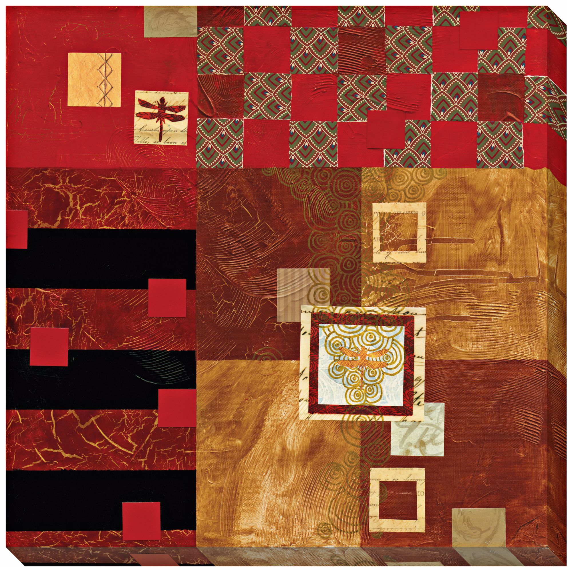 Moving Layers and Squares I Limited Edition Giclee Wall Art