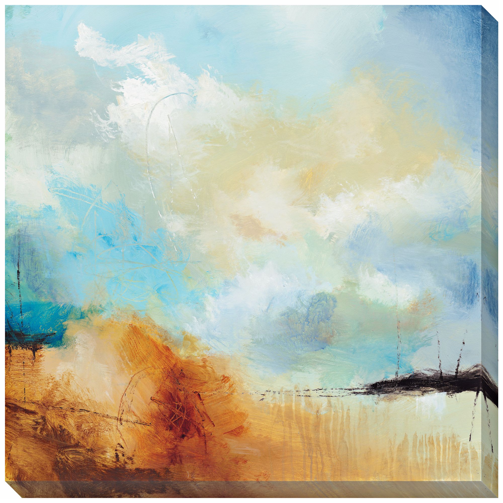 Desert Skies I Limited Edition Giclee 40" Square Wall Art