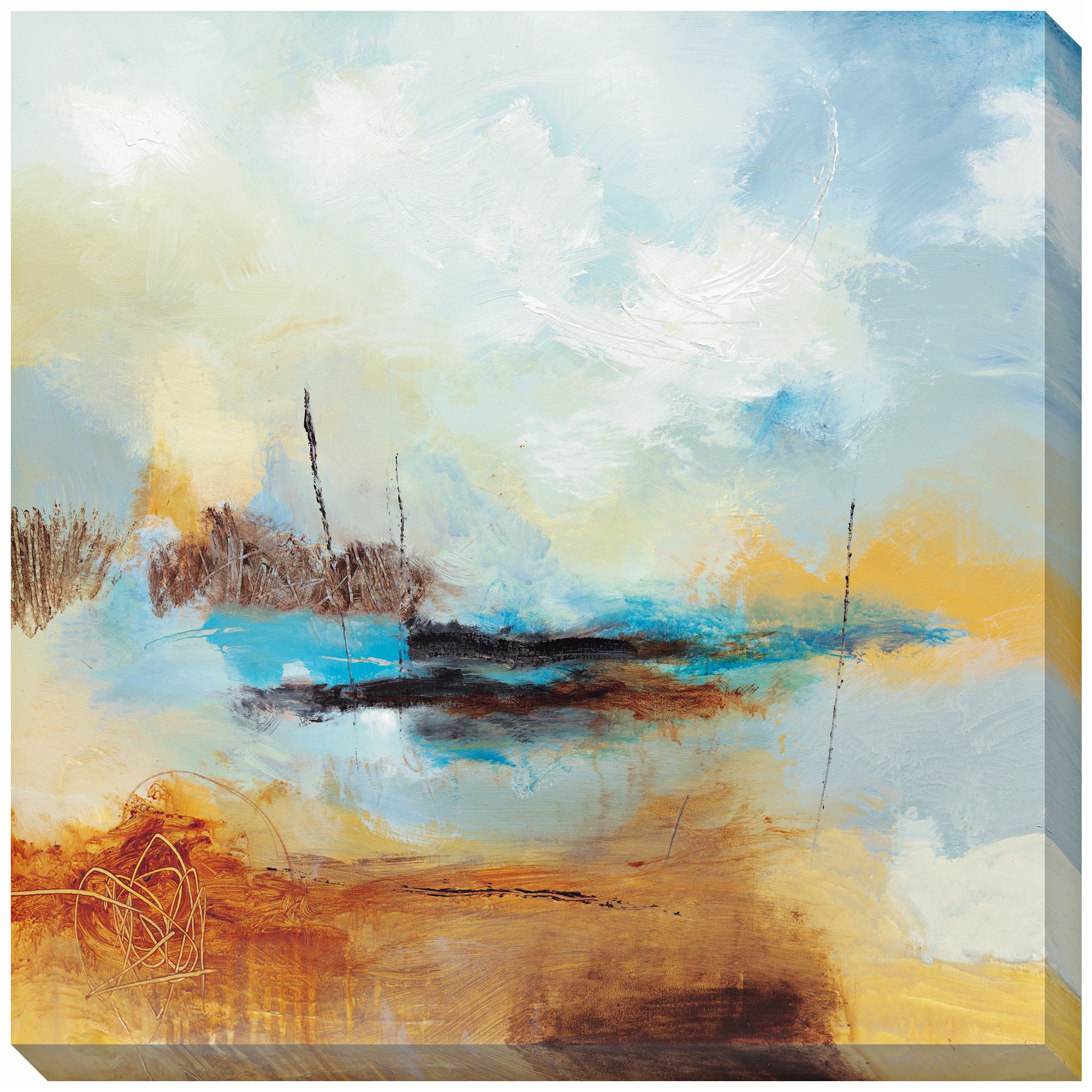 Desert Skies II Limited Edition Giclee 40" Square Wall Art
