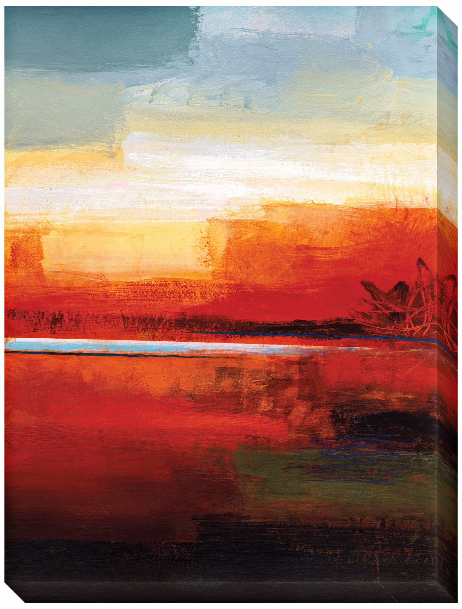 In the Canyon II Limited Edition Giclee 48" High Wall Art