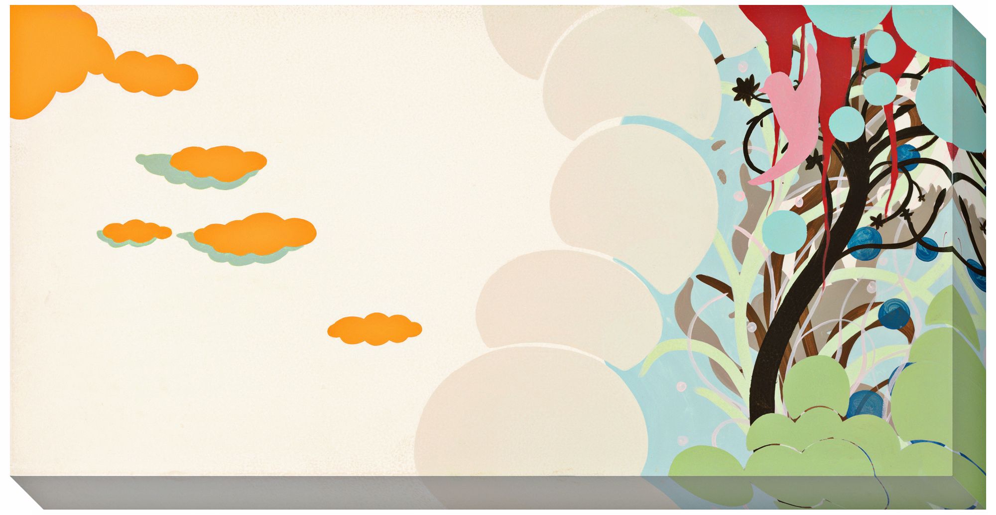 Where the Mind Goes Limited Edition Giclee 48" Wide Wall Art
