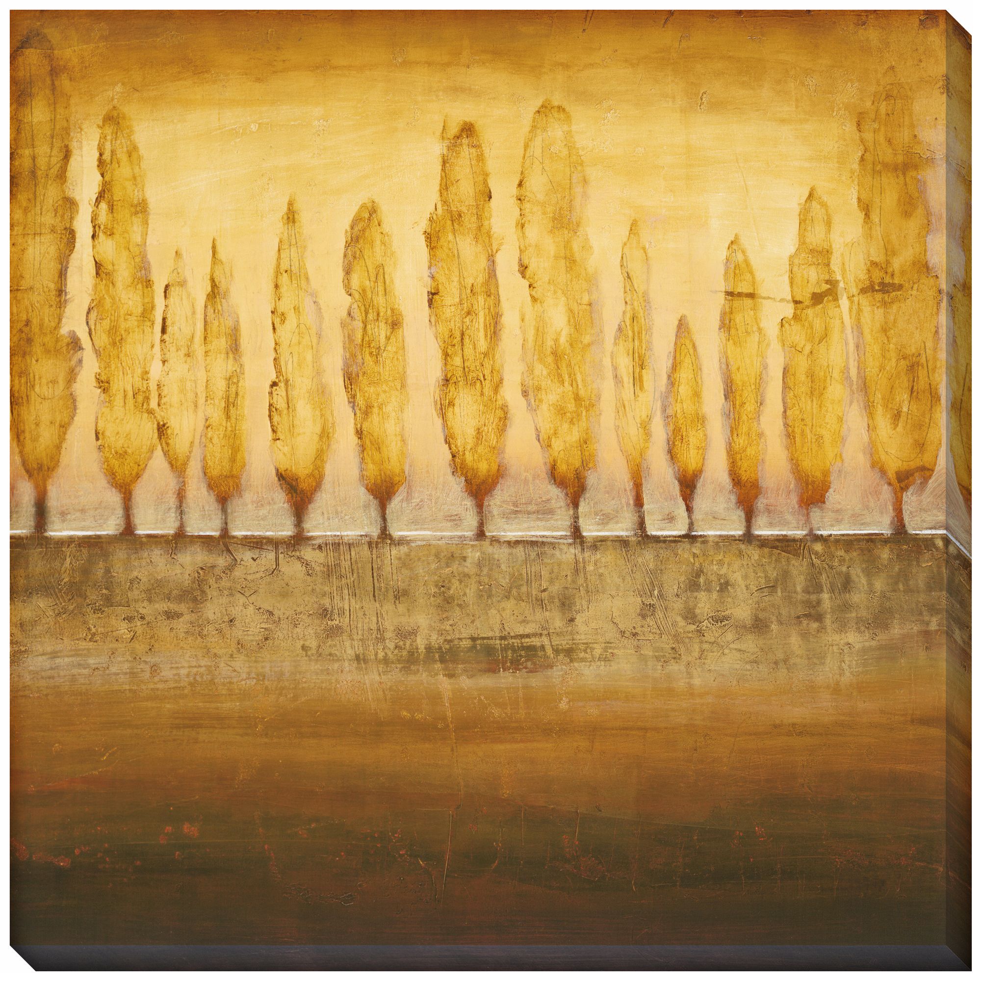 My Backyard I Limited Edition Giclee 40" Square Wall Art