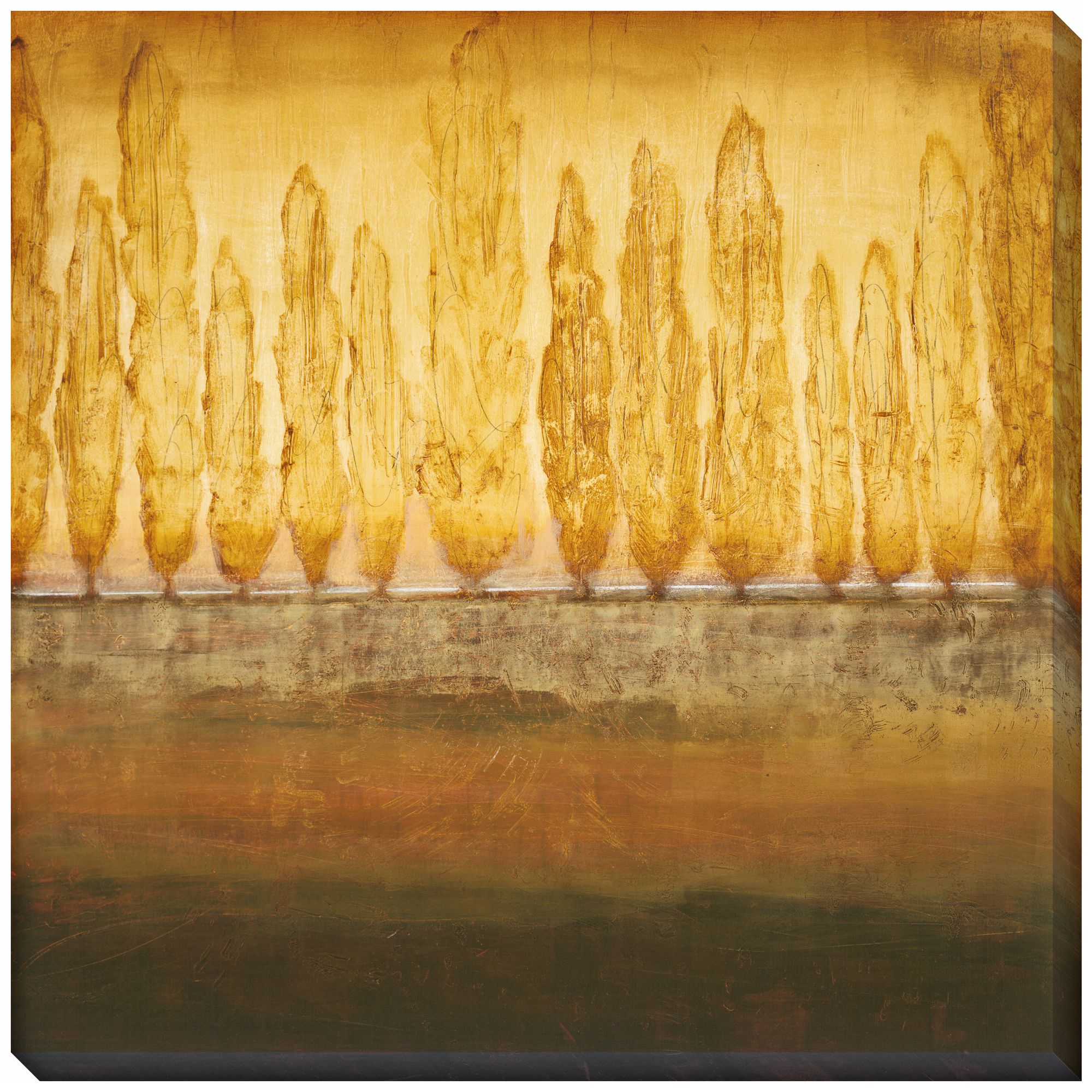 My Backyard II Limited Edition Giclee 40" Square Wall Art