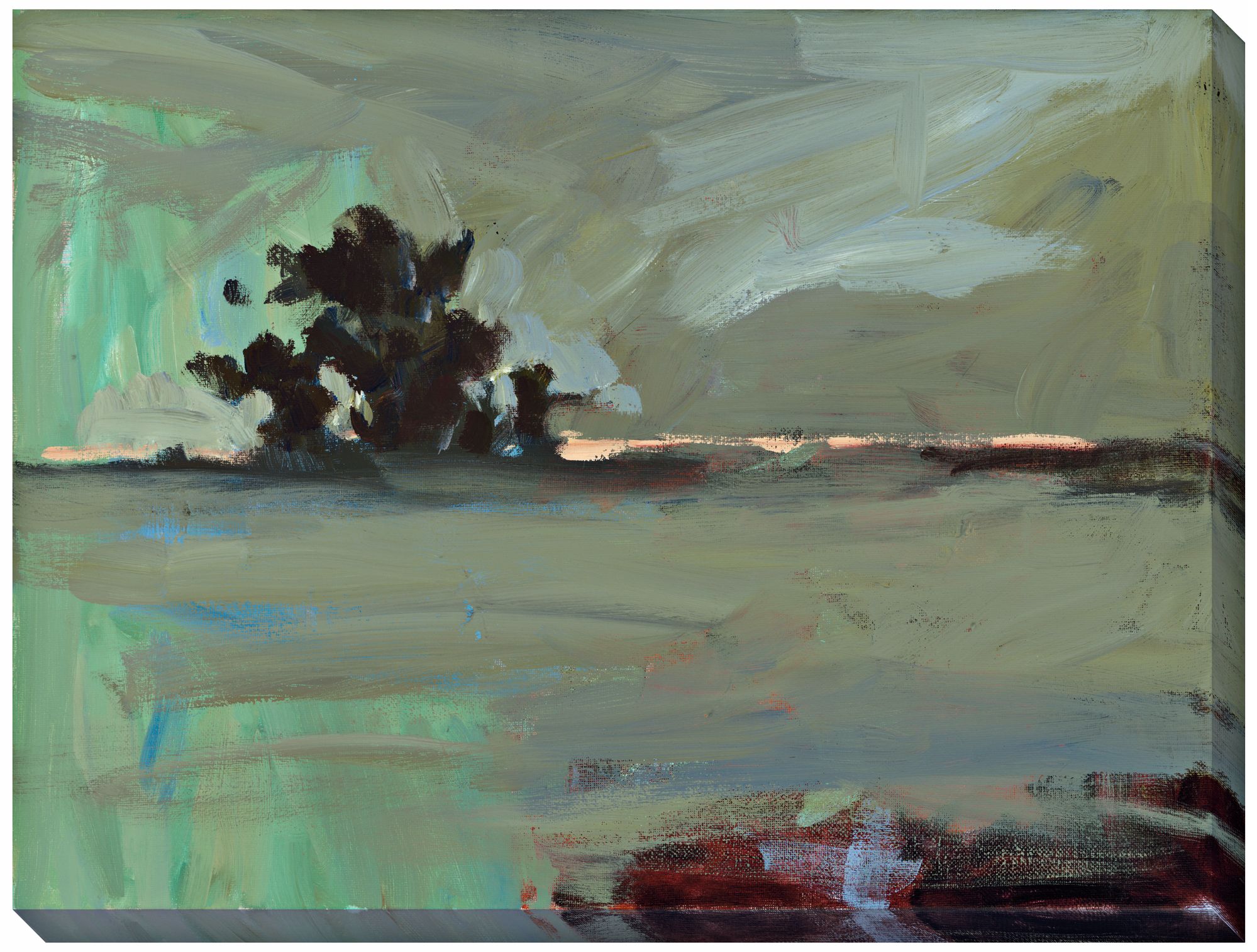 Nightfall II Limited Edition Giclee 48" Wide Wall Art