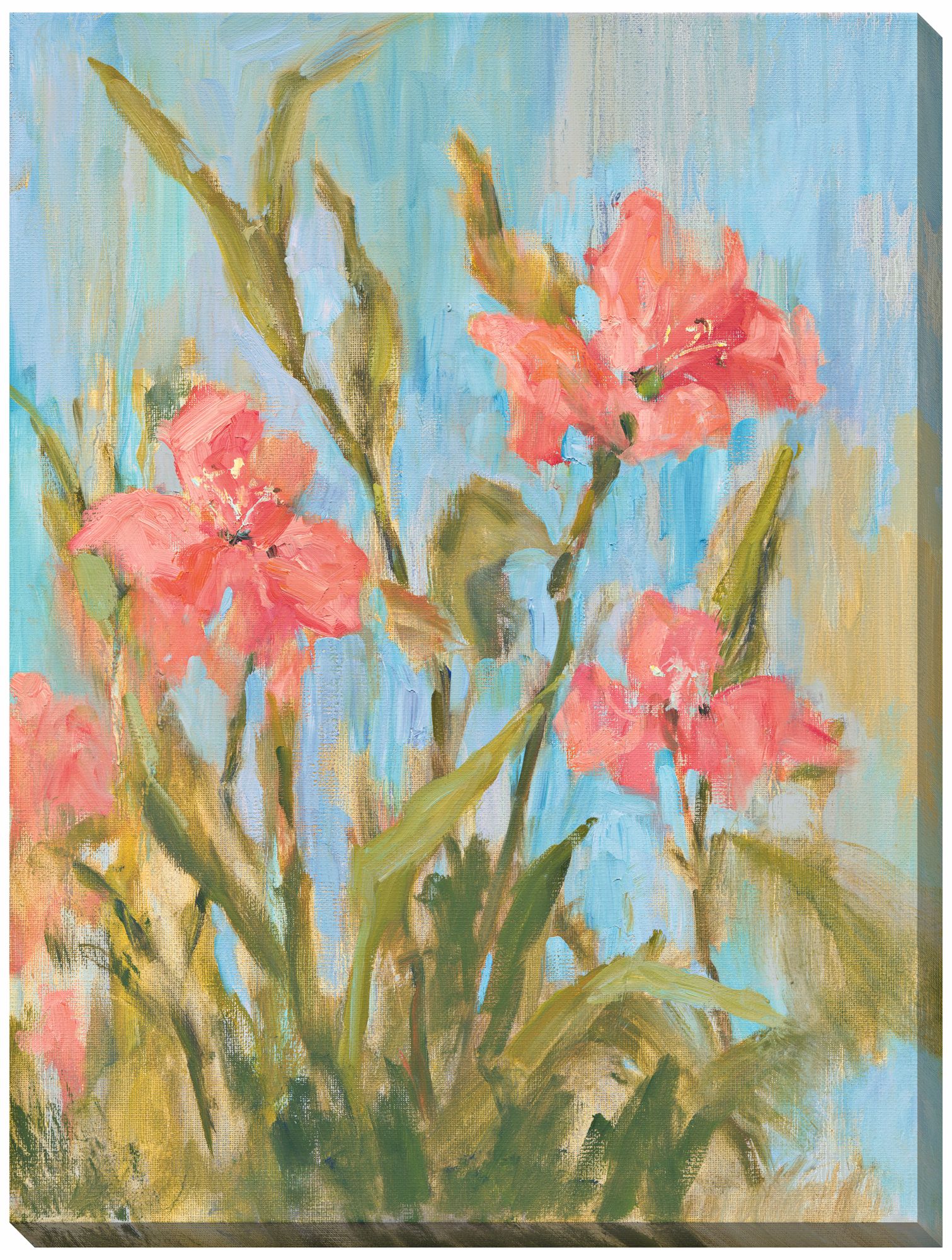 Freesia I Limited Edition Giclee 48" High Wall Art