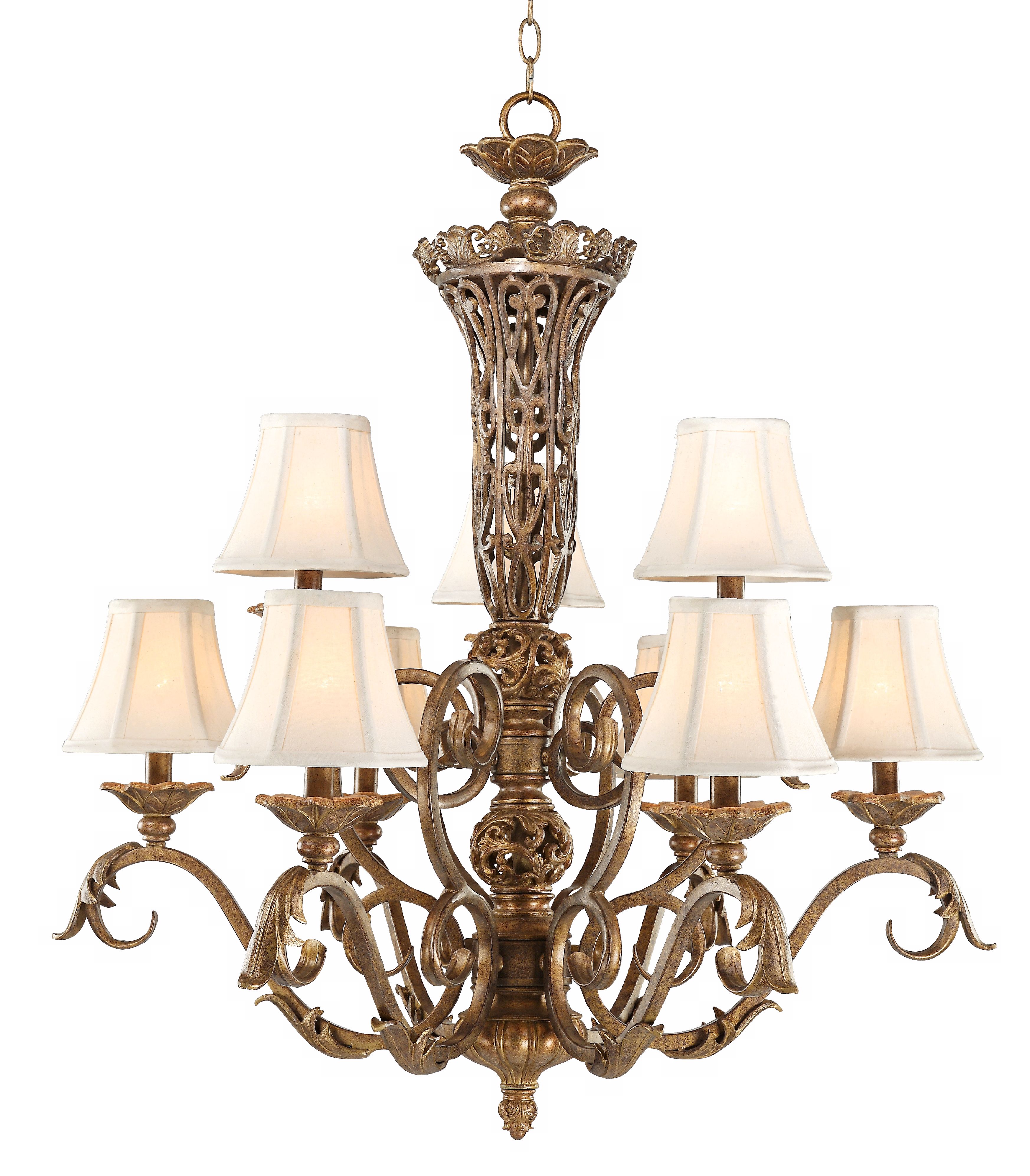 Kathy Ireland Villa Tuscany 9-Light Chandelier