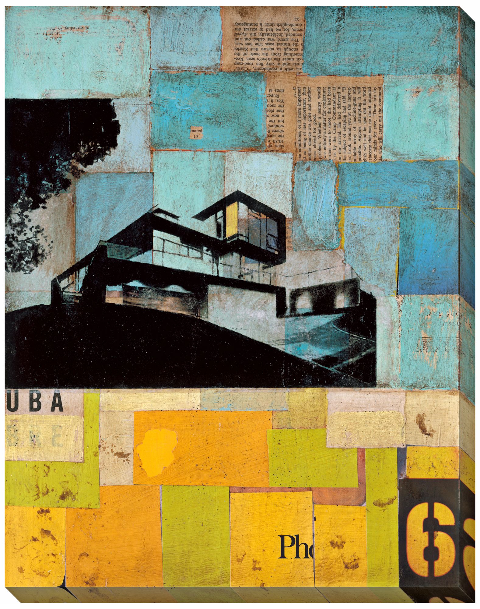 Sustainable Living III Giclee 48" High Wall Art