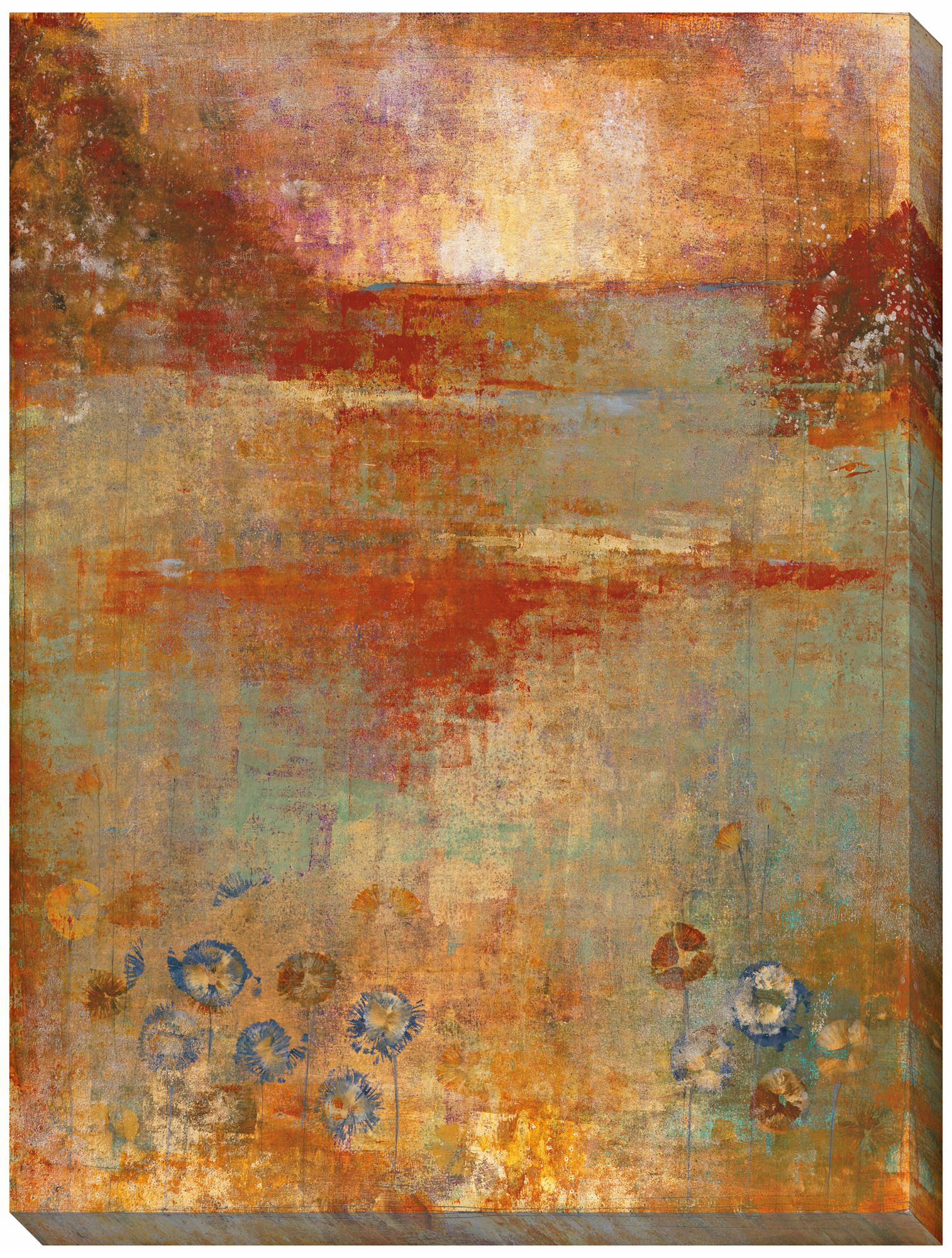 Umber View II Limited Edition Giclee 48" High Wall Art