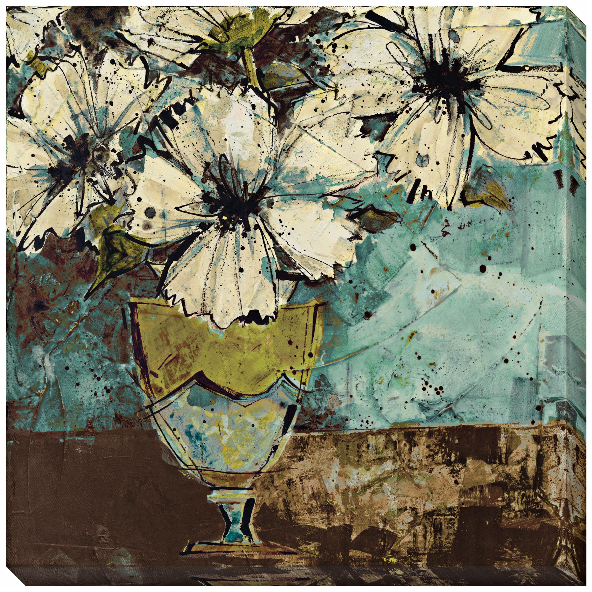 Arrangement II Limited Edition 40" Square Wall Art