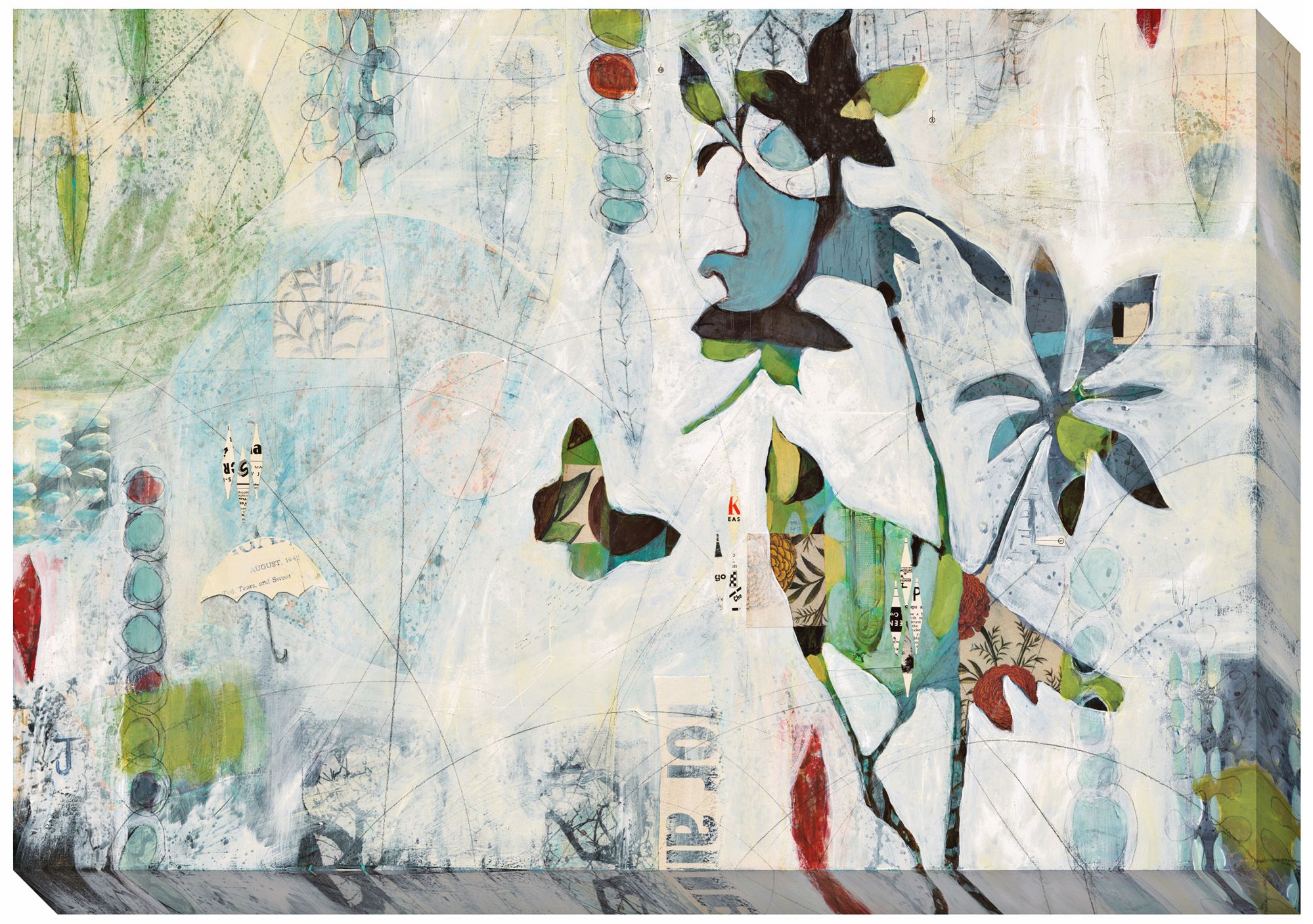 Meander I Limited Edition Giclee 40" Wide Wall Art