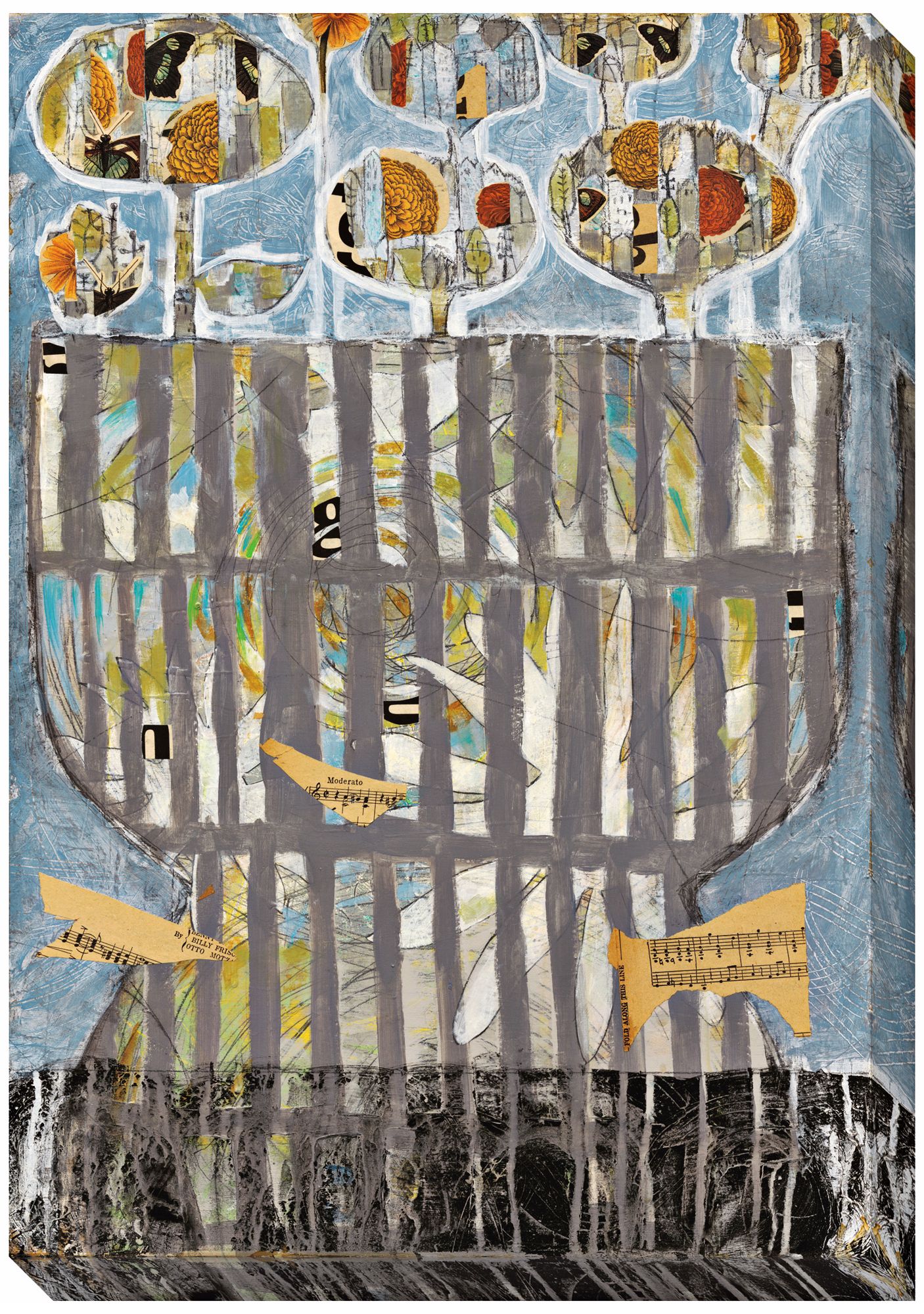 Moderator Limited Edition Giclee 46" High Wall Art