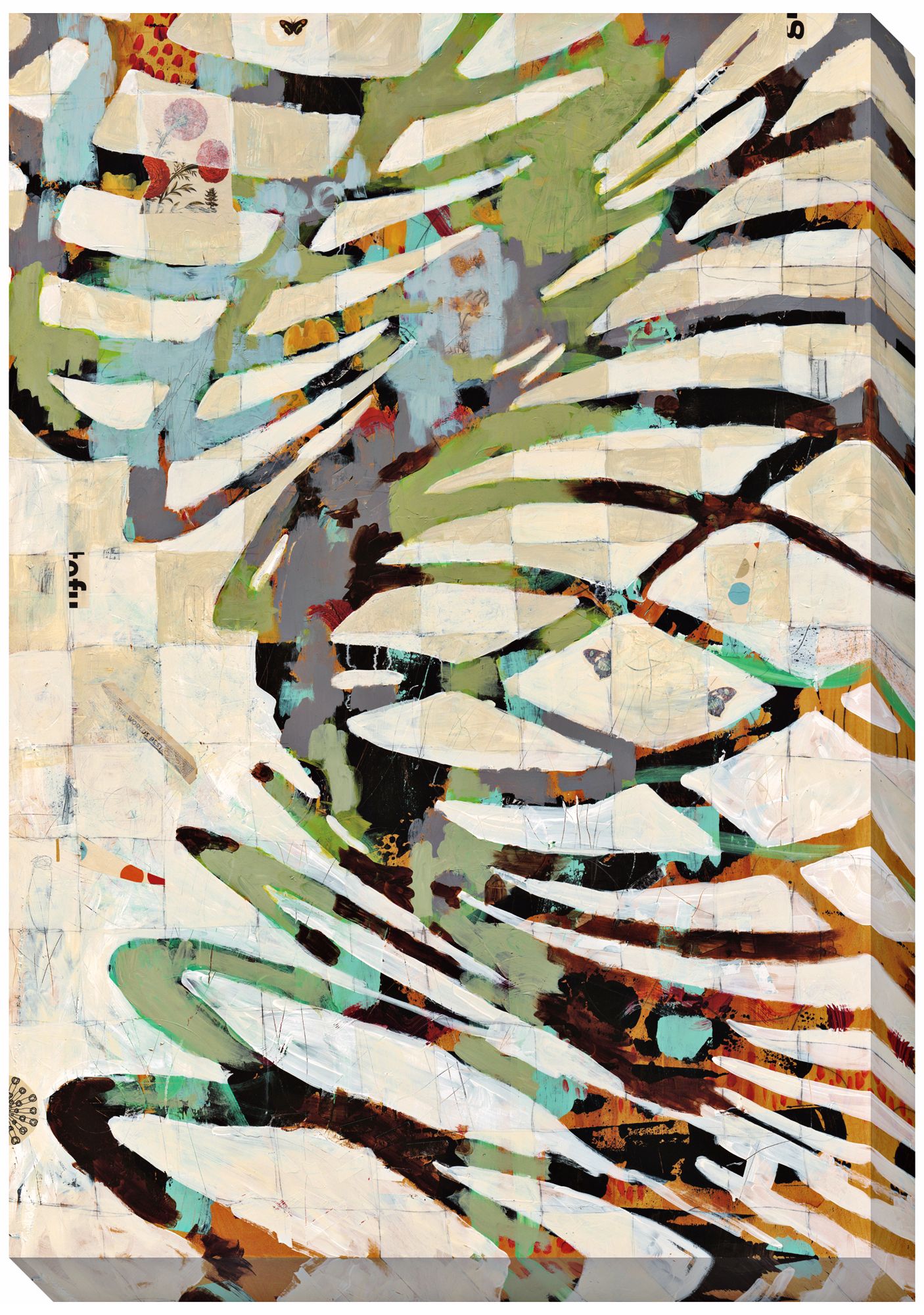 Twist II Limited Edition Giclee 46" High Wall Art