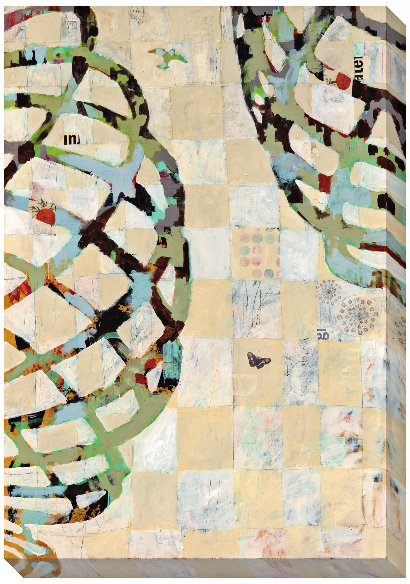 Twist III Limited Edition Giclee 46" High Wall Art