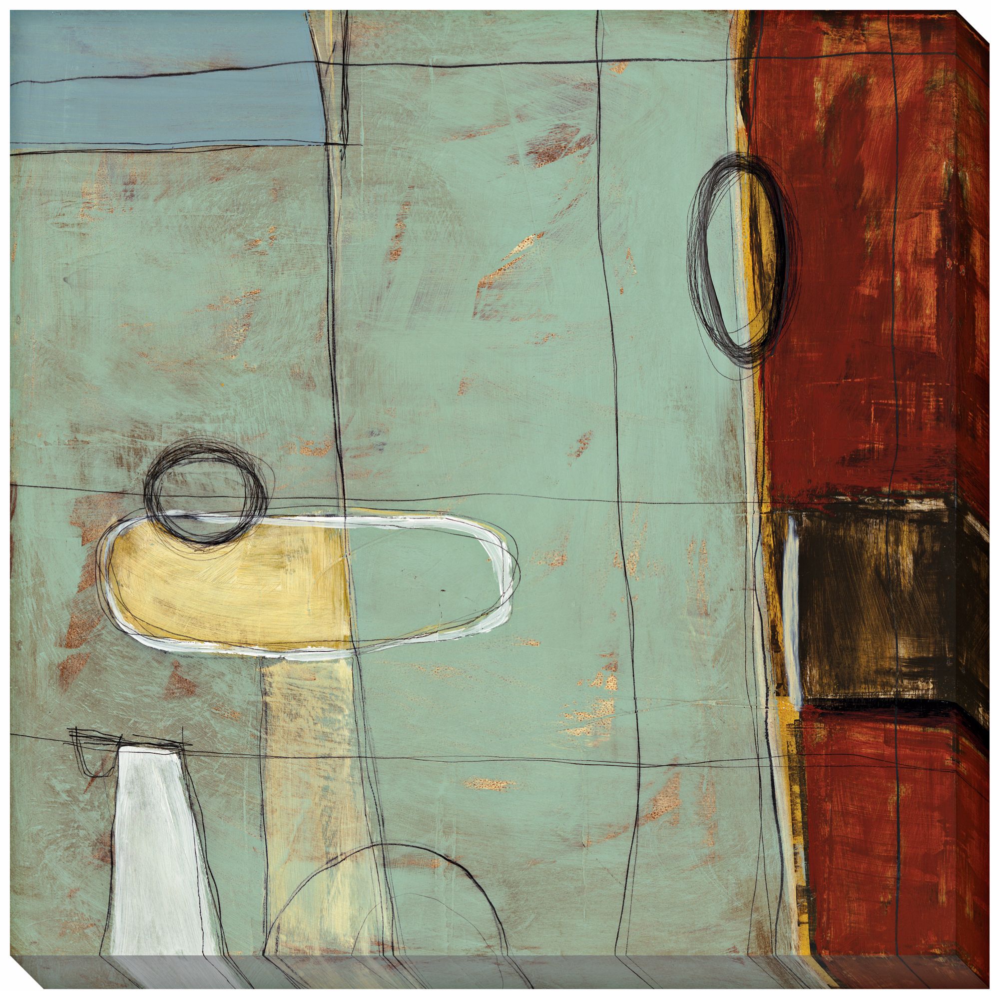 New Beginning I Limited Edition Giclee 40" Square Wall Art